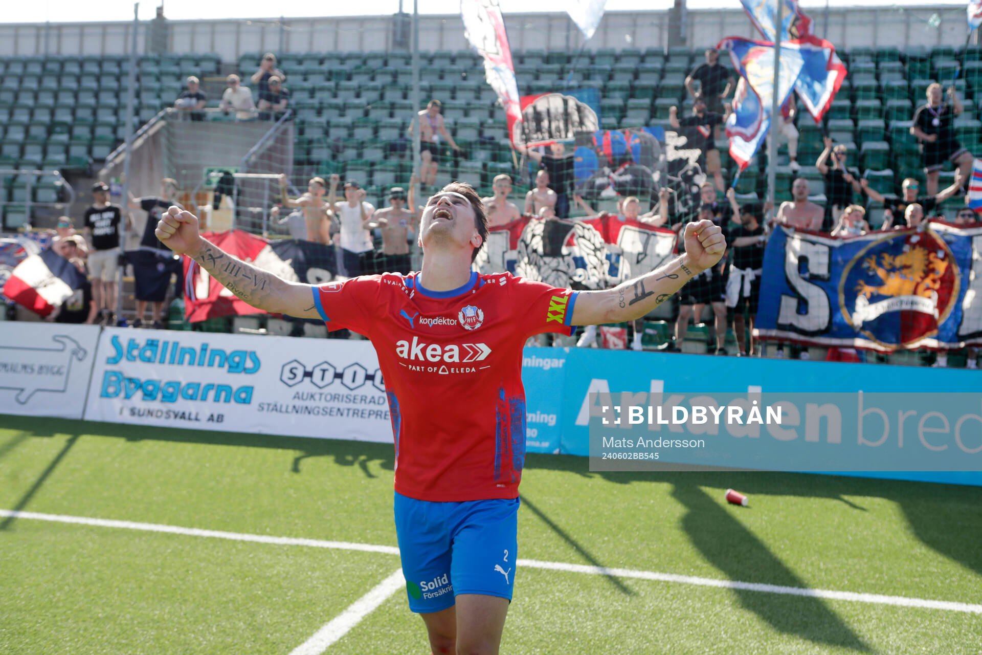 Helsingborgs Jon Birkfeldt jublar