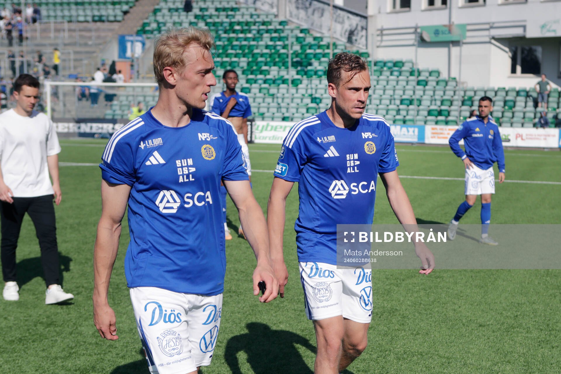 GIF Sundsvalls Pontus Lindgren och Pontus Engblom deppar