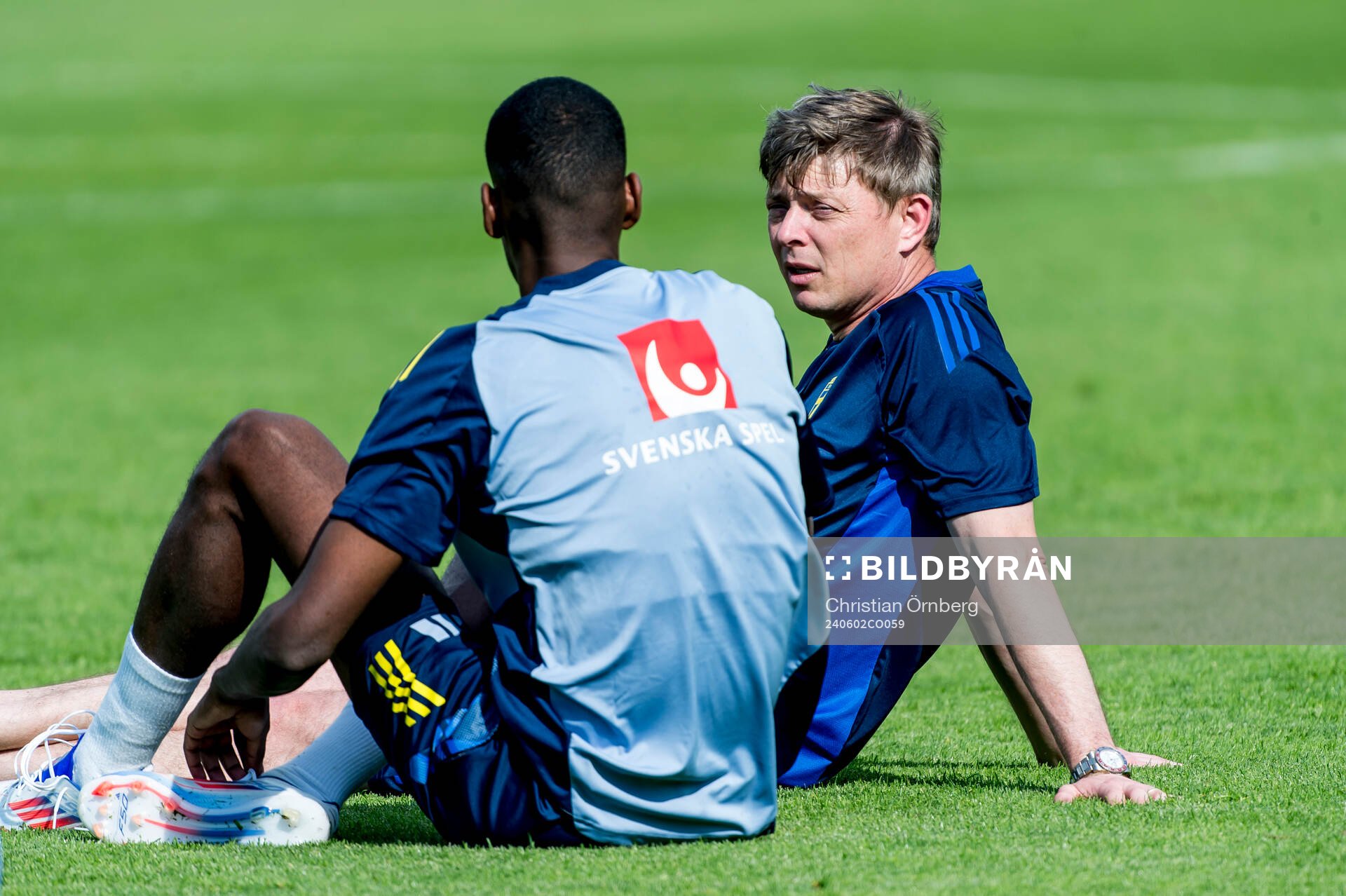 Head coach Jon Dahl Tomasson of Sweden