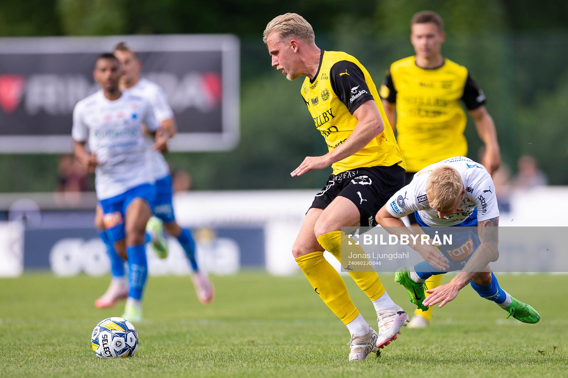 Mjällbys Herman Johansson och Värnamos Viktor Bergh