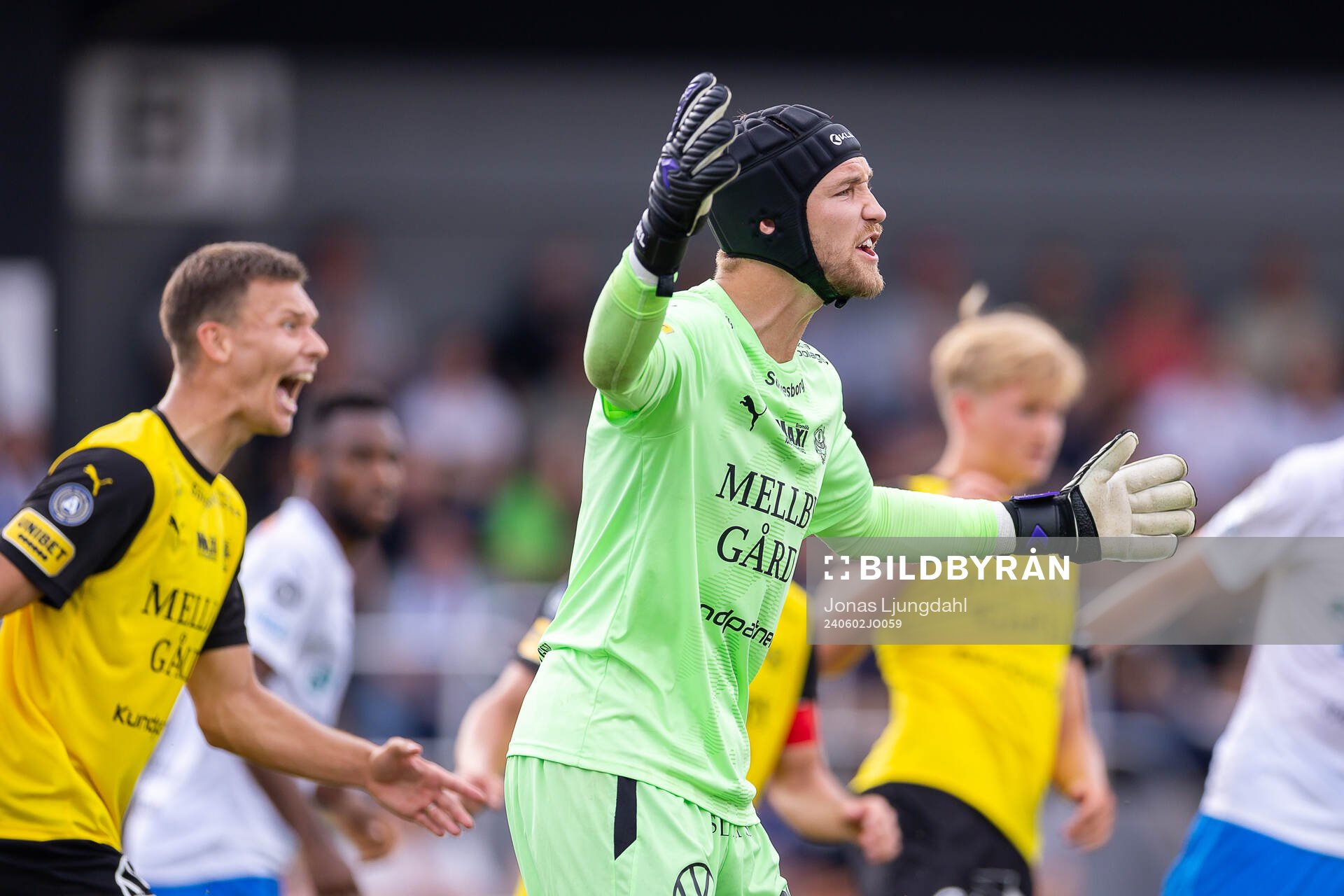 Mjällbys målvakt Noel Törnqvist