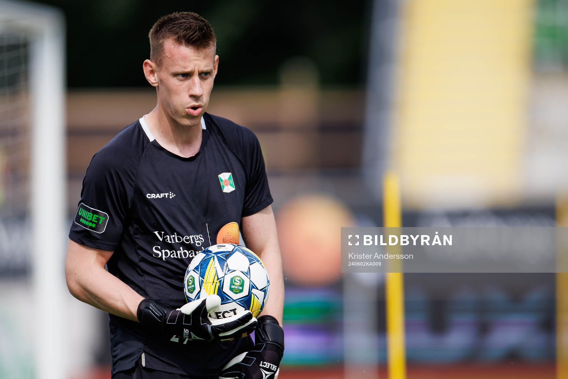 Varbergs målvakt David Olsson