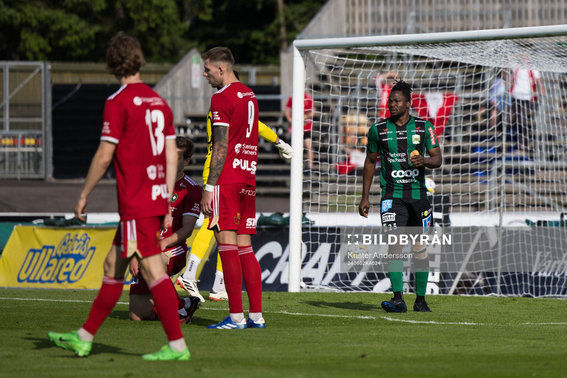 Varbergs Azeez Temitope Yusuf jublar