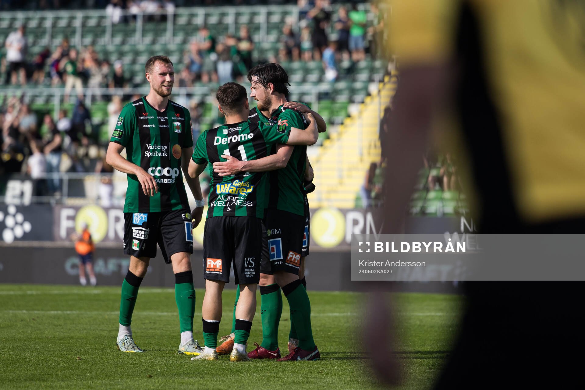 Varbergs Robin Tranberg jublar