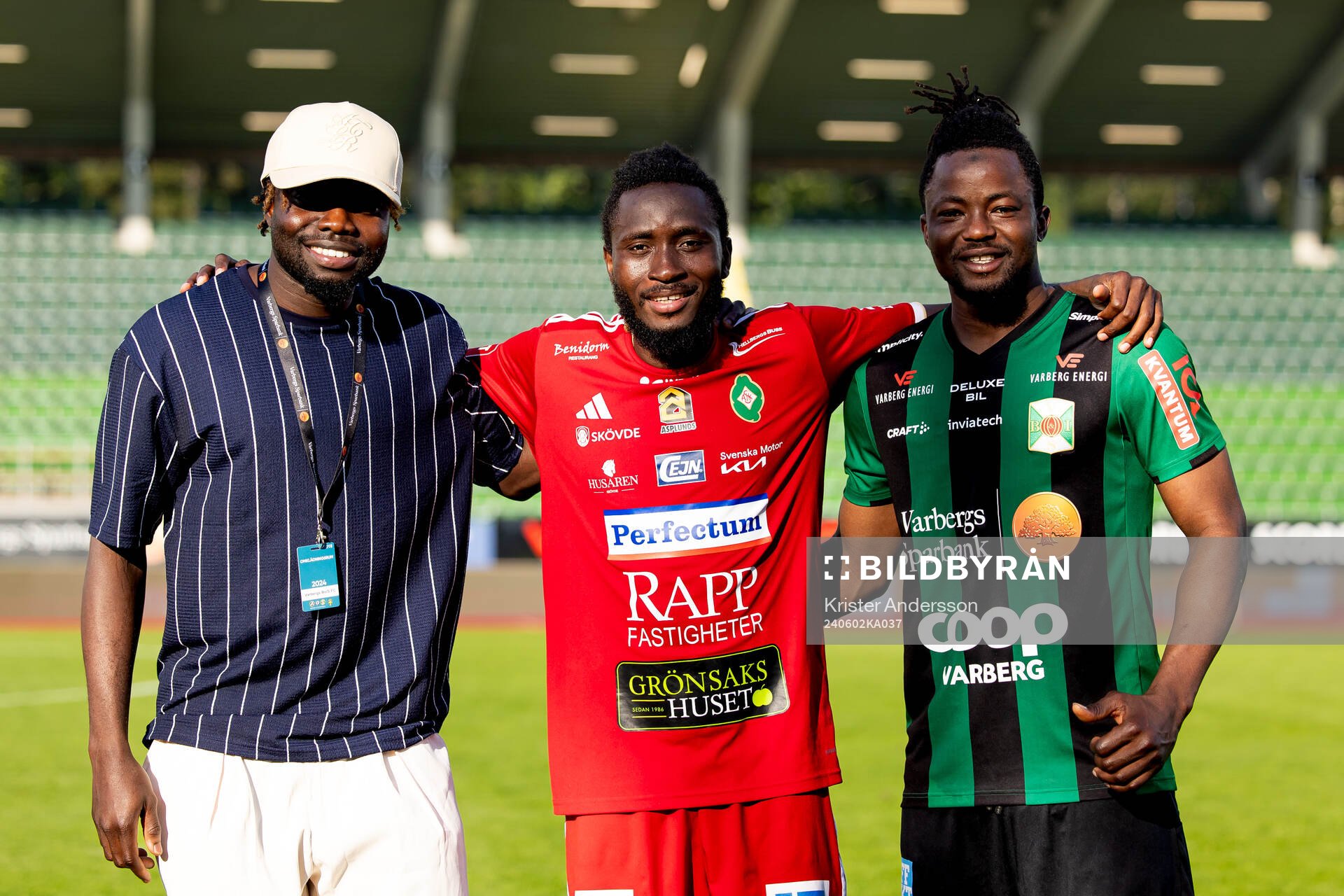 Varbergs Gideon Mensah, Azeez Temitope Yusuf och Skövde