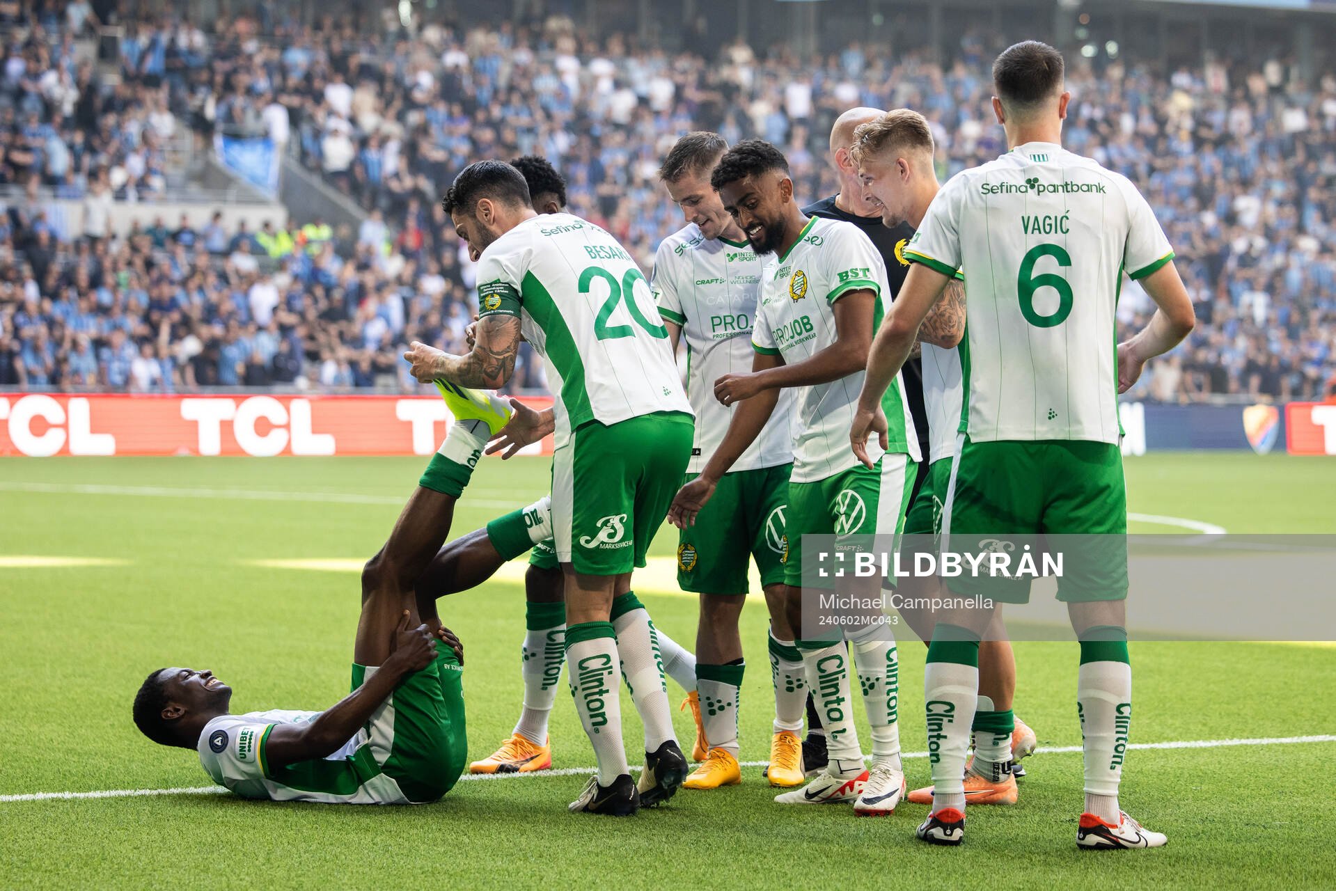Hammarbys Bouzomana Toure har ont