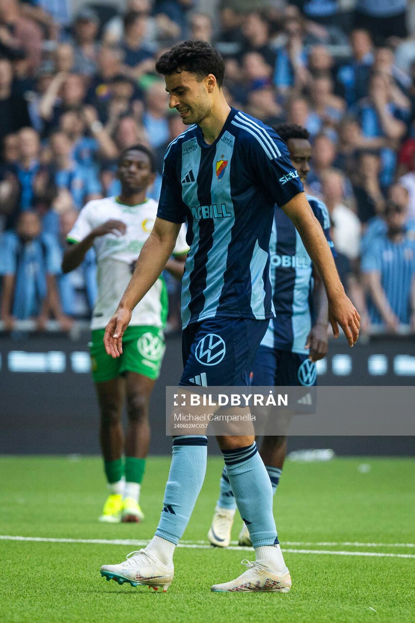 Djurgårdens Deniz Hummet deppar