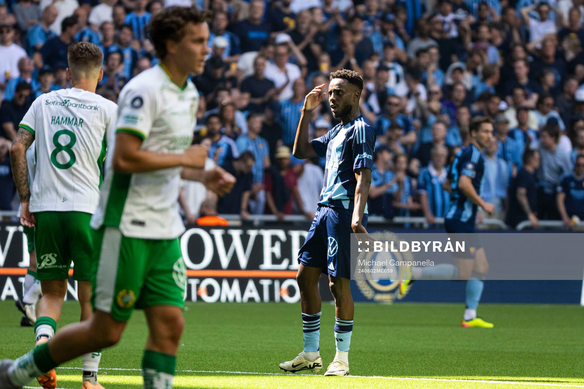 Djurgårdens Tokmac Nguen deppar