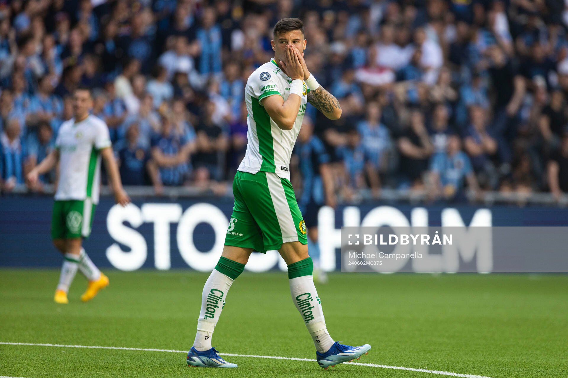 Hammarbys Viktor Dukanovic deppar