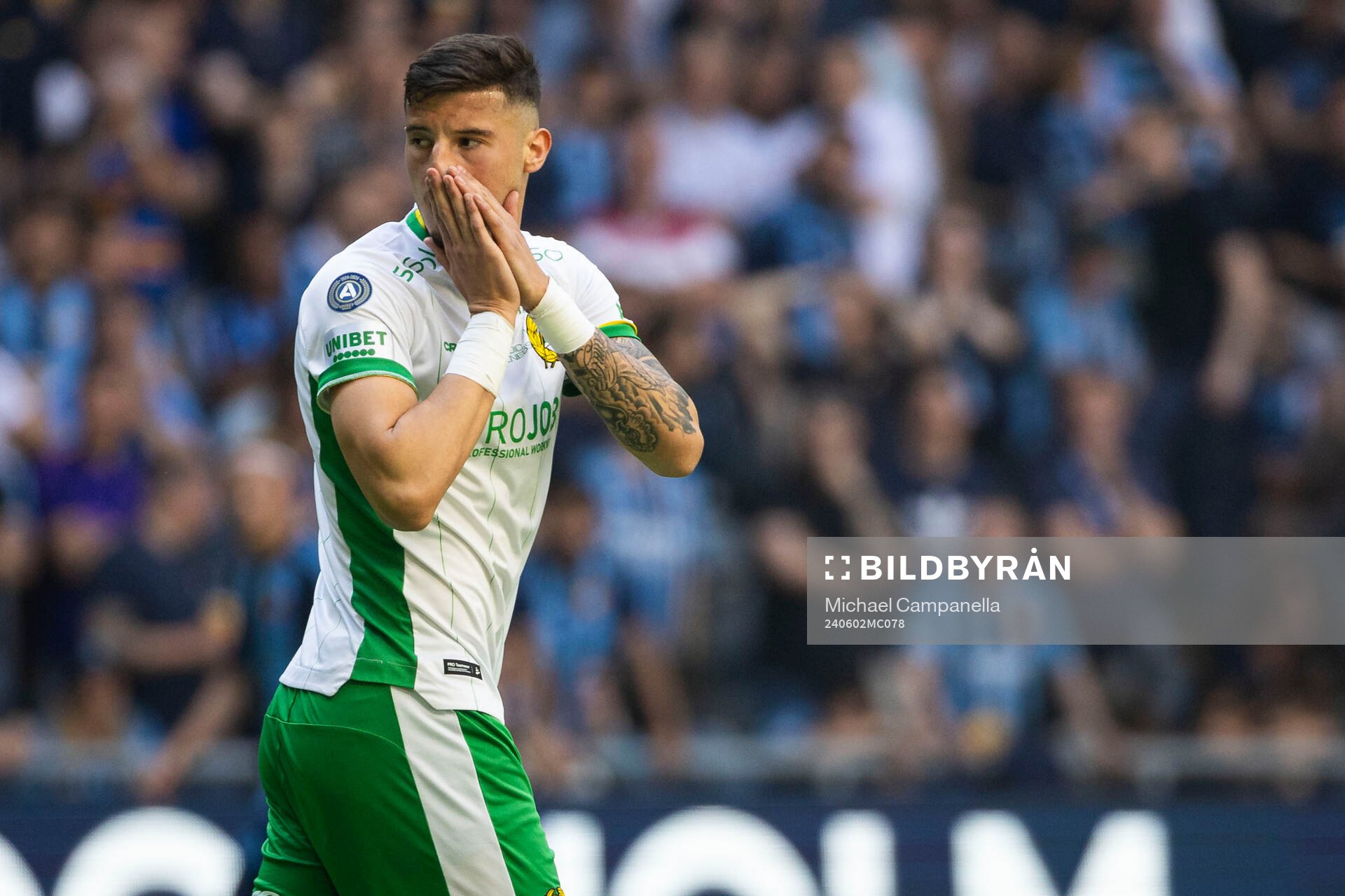 Hammarbys Viktor Dukanovic deppar