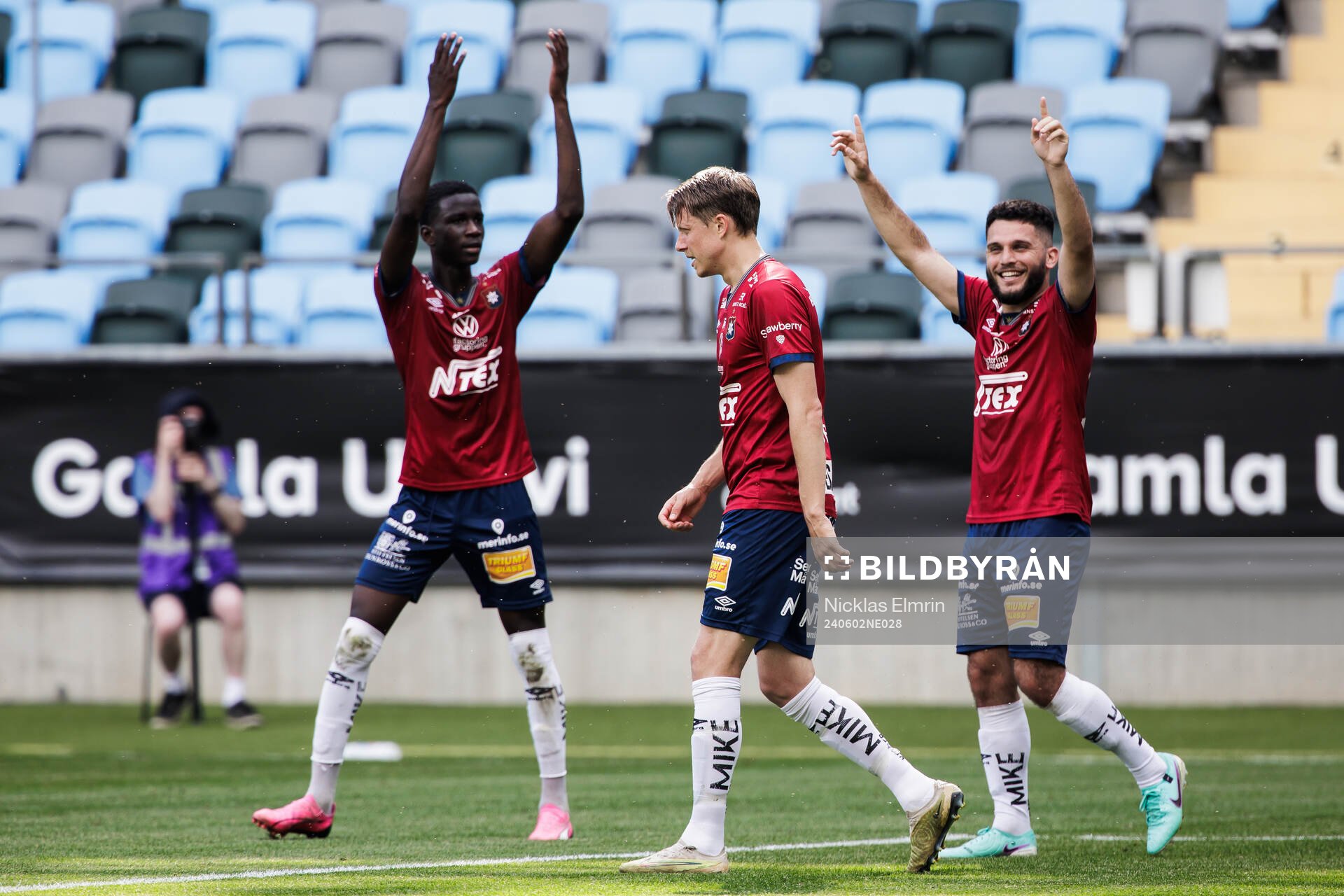 Örgrytes Abdoulaye Faye, Viktor Lundberg och Edi Sylisufaj