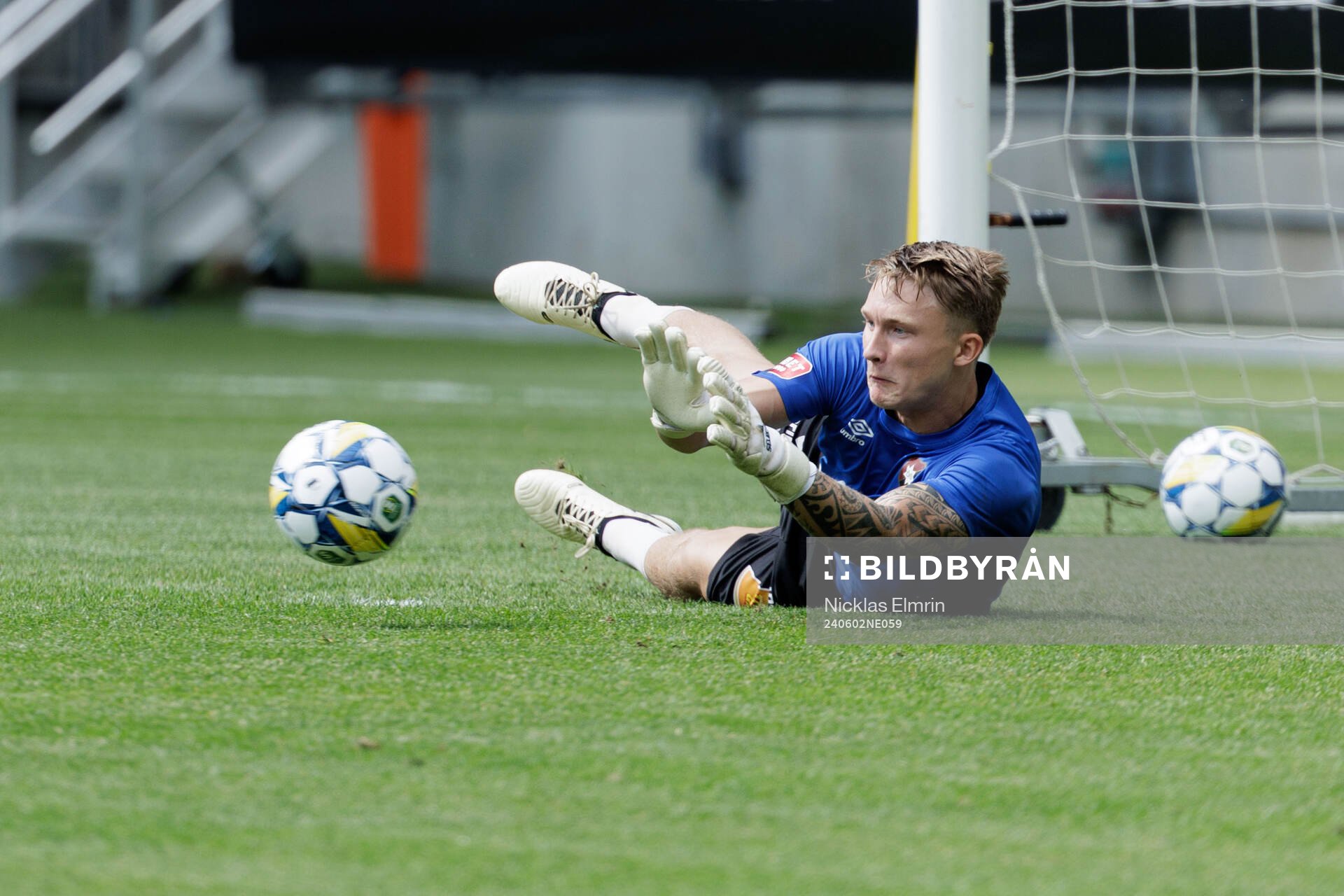 Örgrytes målvakt Hampus Gustafsson