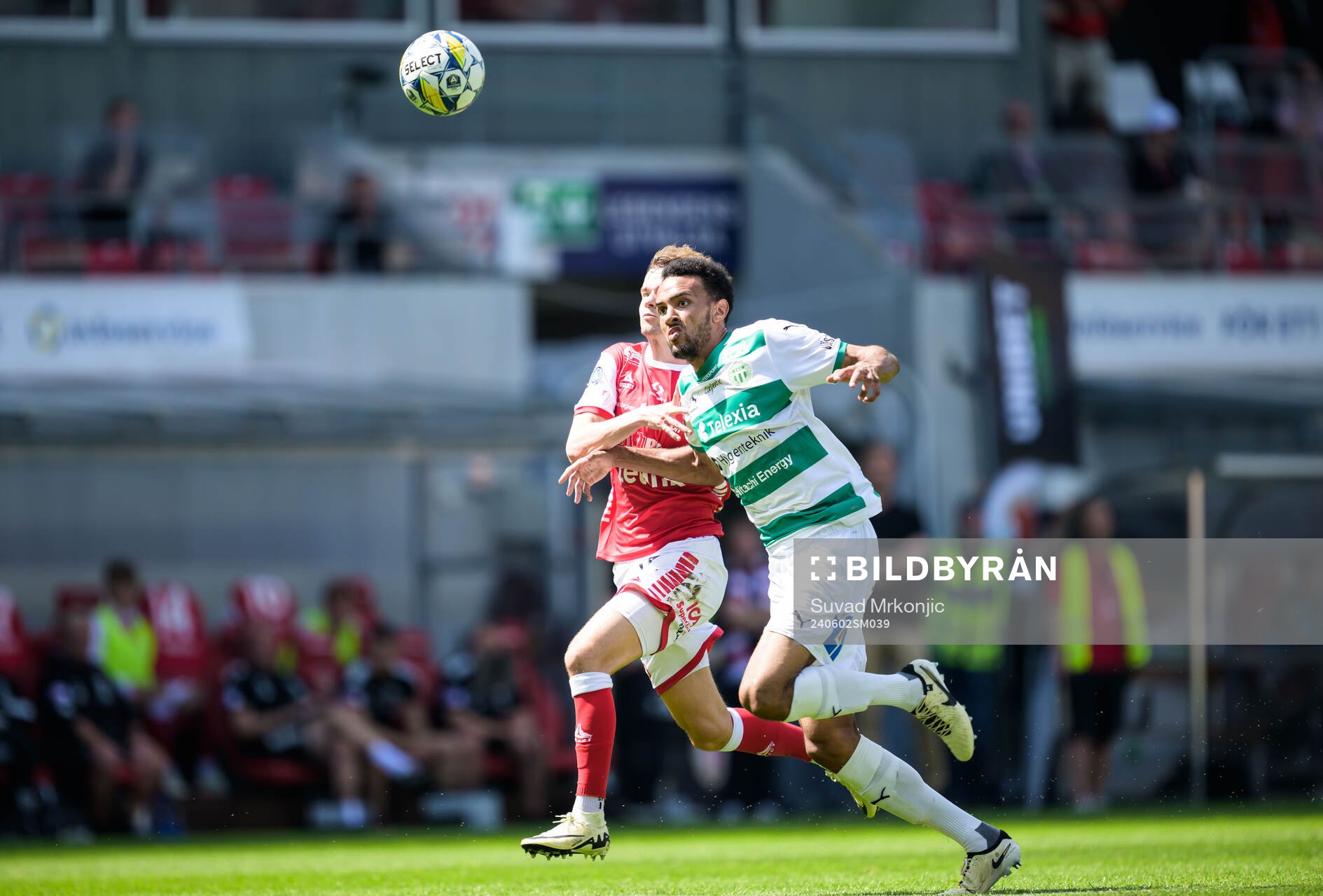 Kalmars Jacob Trenskow och Västerås Alex Douglas
