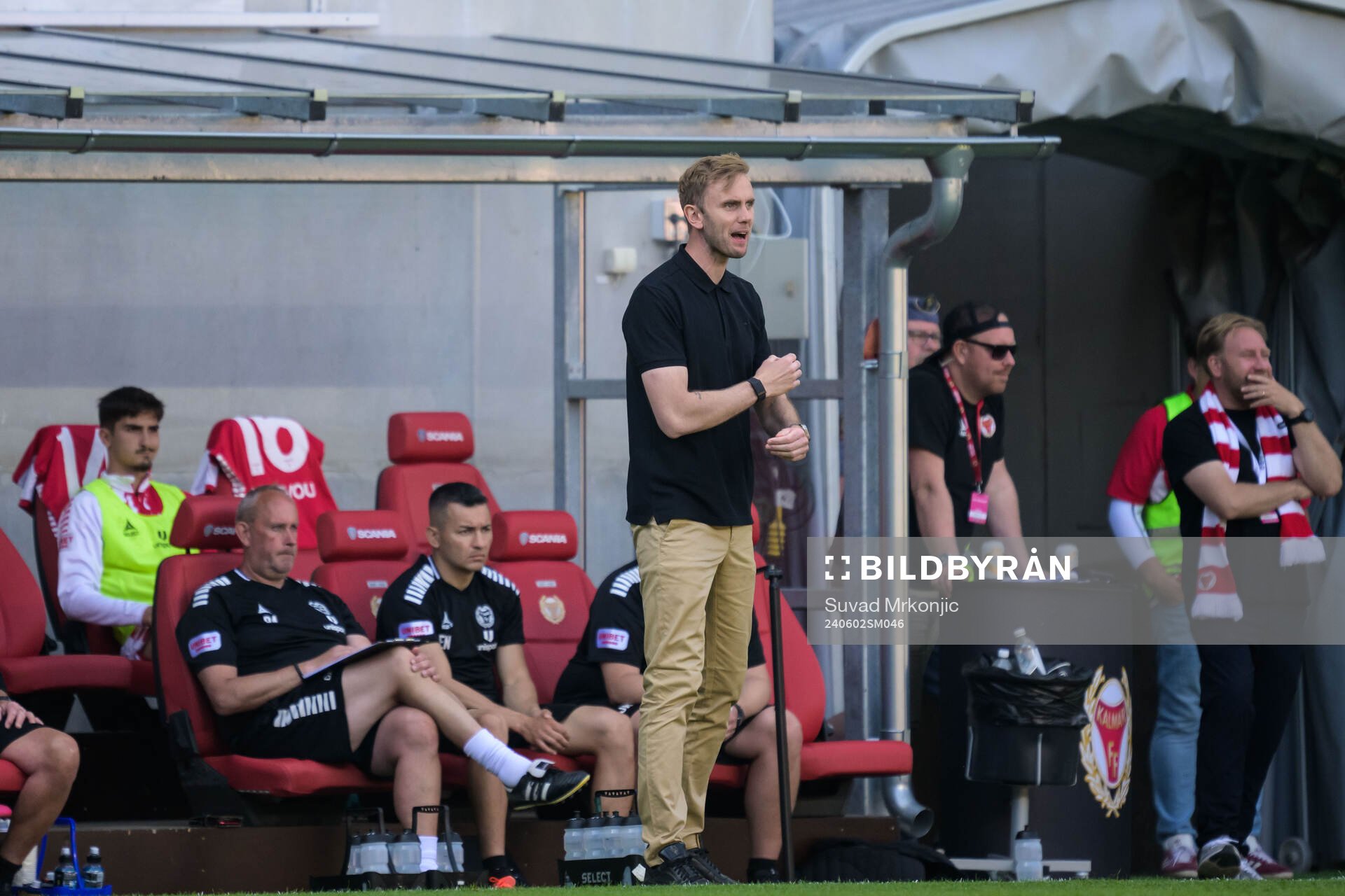 Kalmars tränare Henrik Jensen