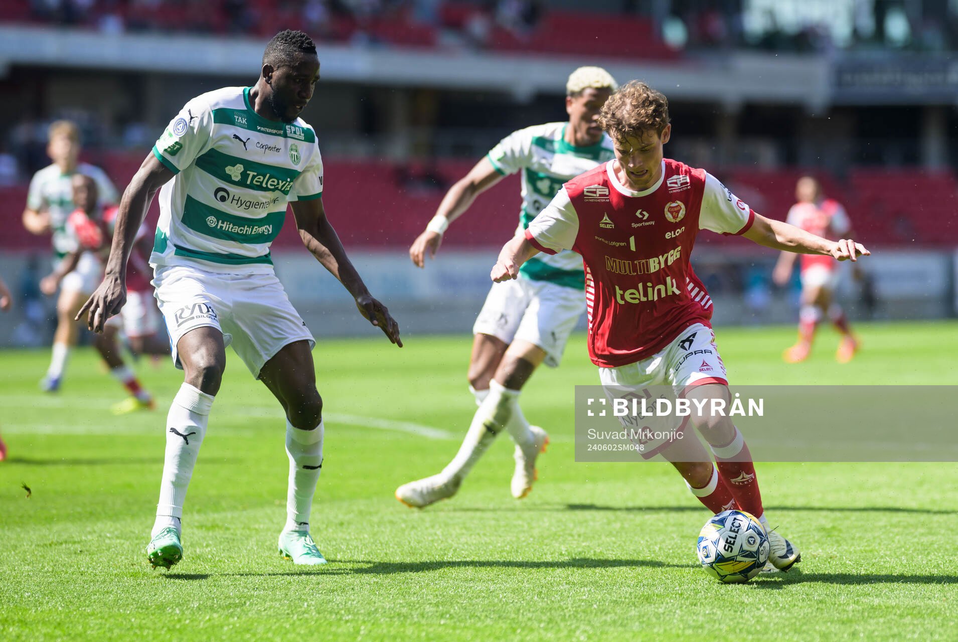 Västerås Frederic Nsabiyumva och Kalmars Jacob Trenskow