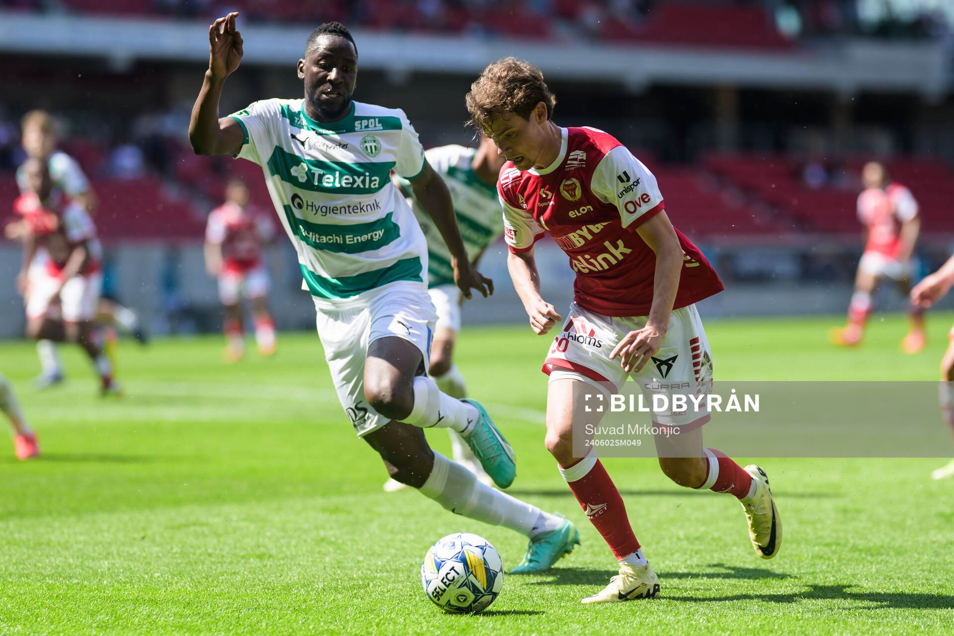 Västerås Frederic Nsabiyumva och Kalmars Jacob Trenskow