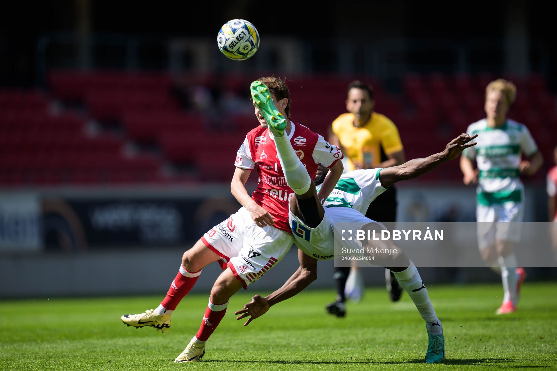 Kalmars Jacob Trenskow och Västerås Frederic Nsabiyumva