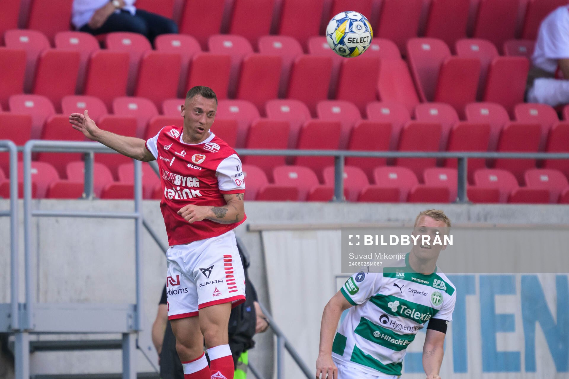 Kalmars Alexander Gersbach och Västerås Simon Johansson