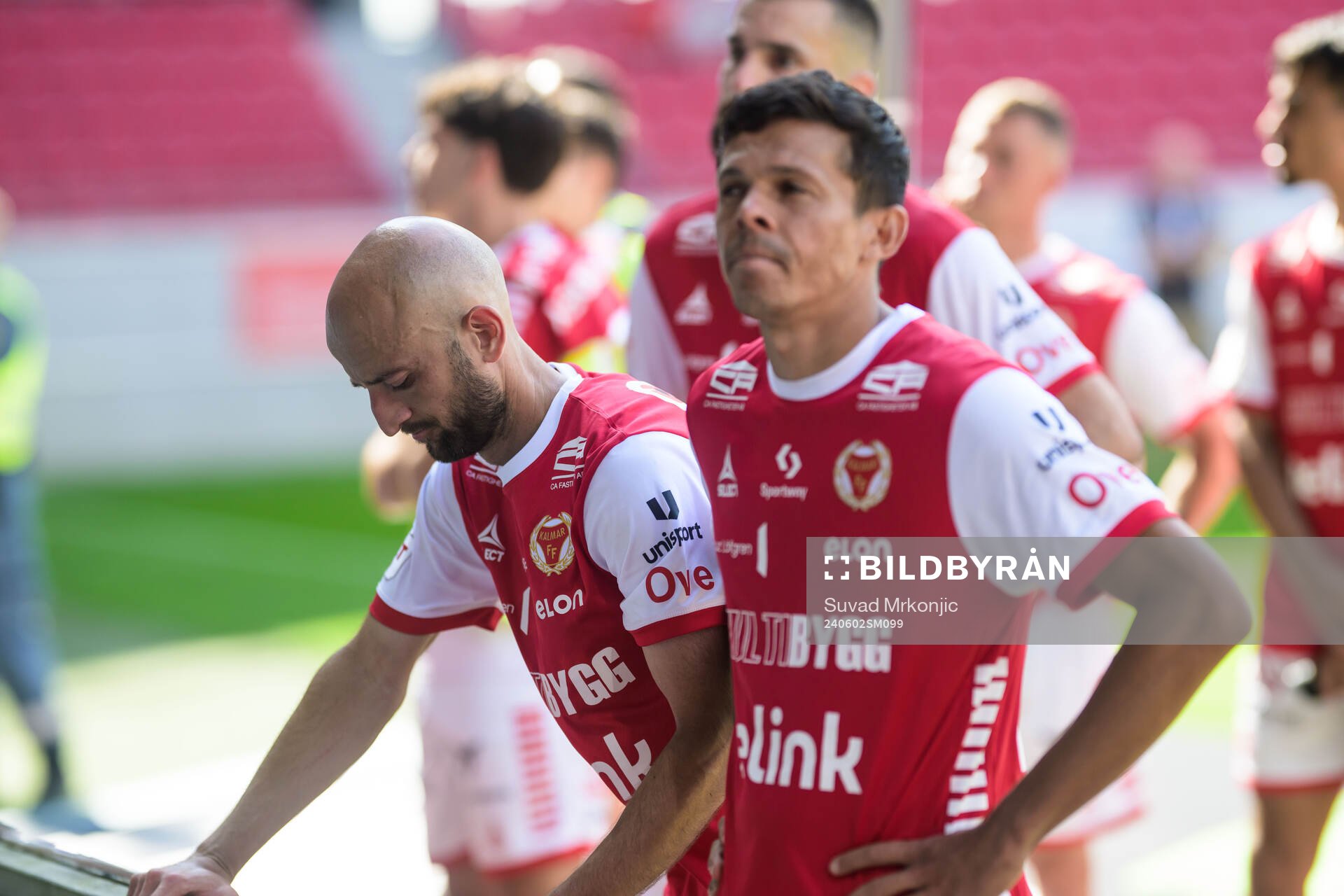 Kalmars Robert Gojani och Romario Pereira Sipiao deppar