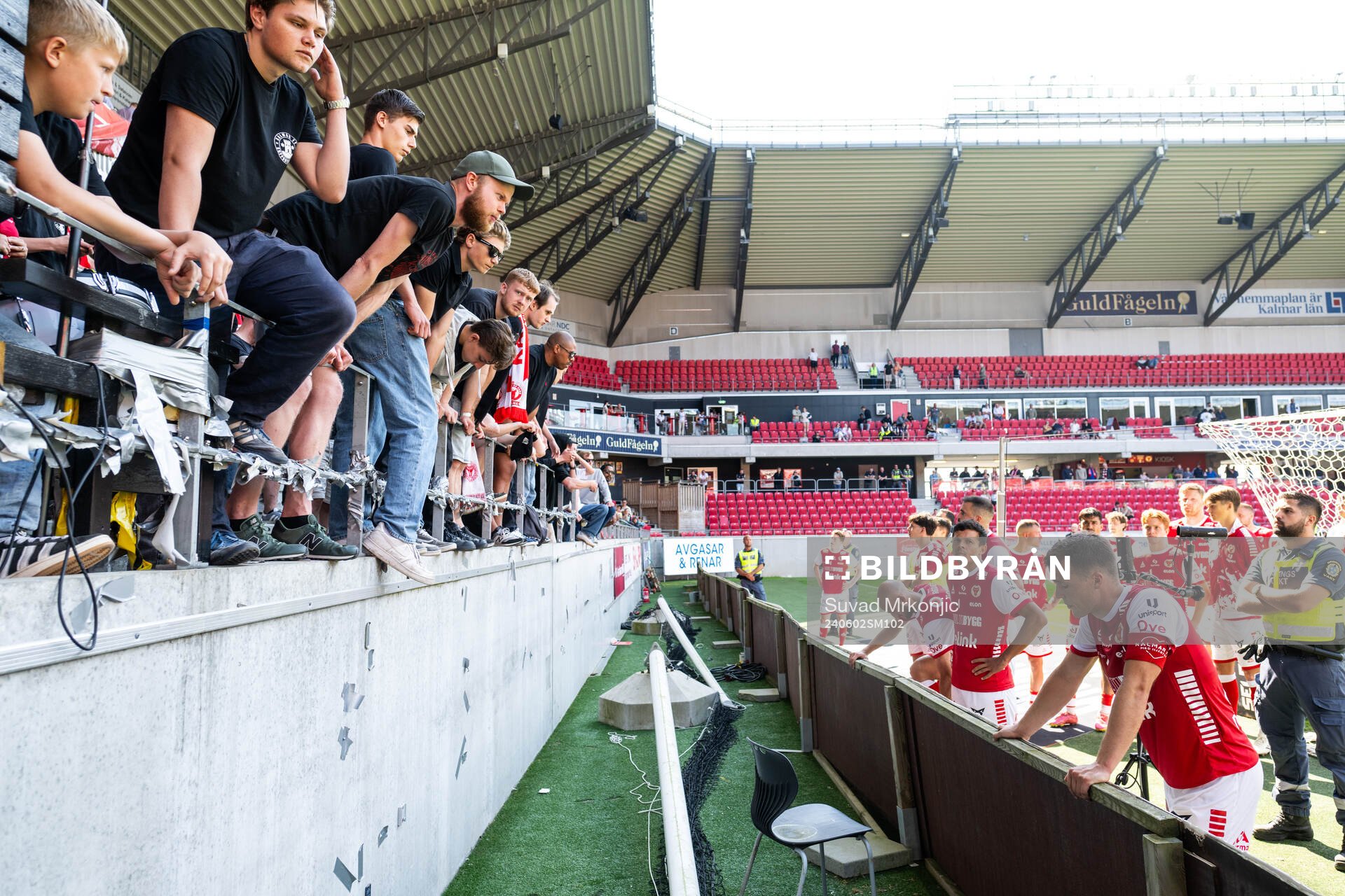 Kalmars supportrar och spelare deppar