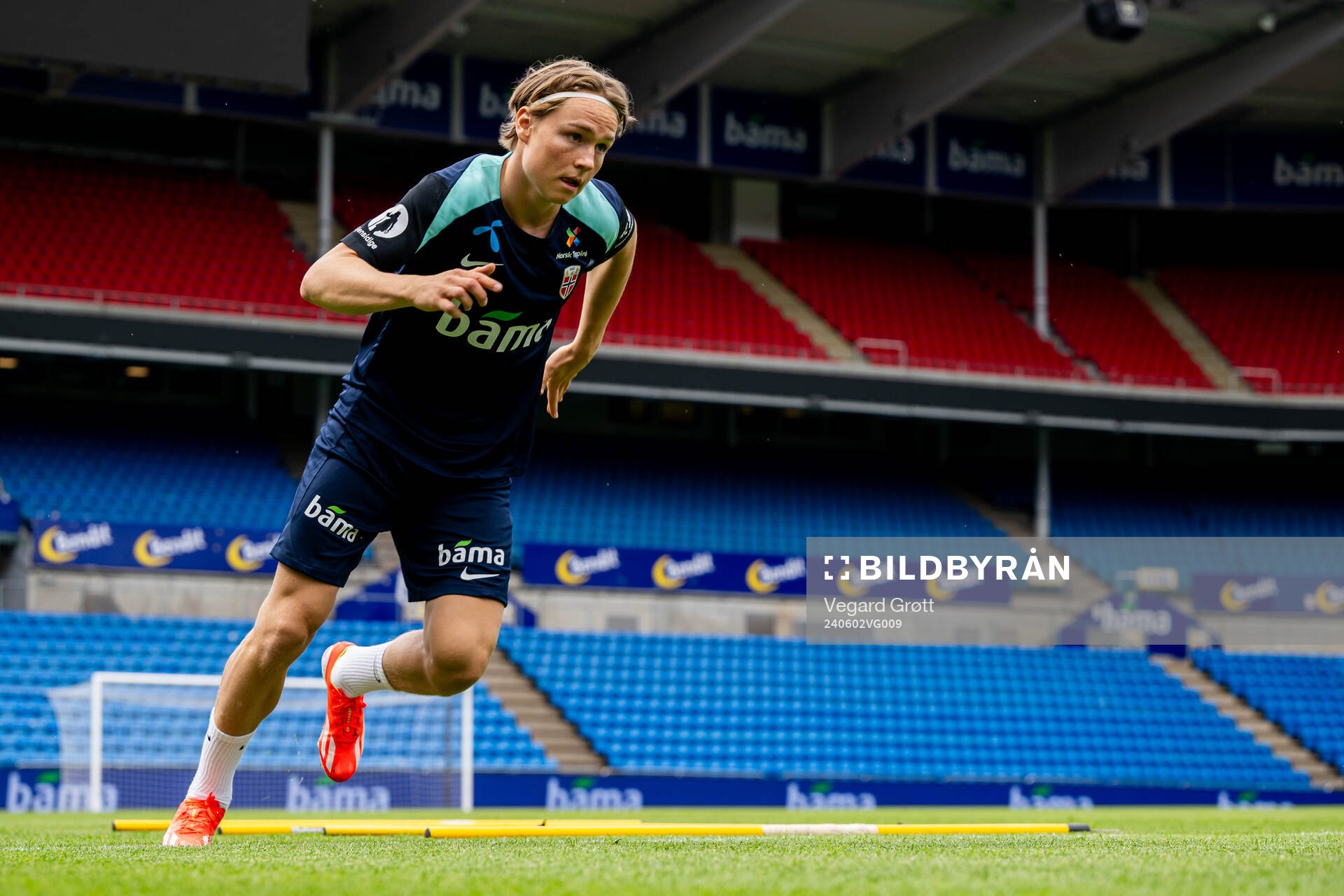 Andreas Schjelderup of the Norwegian national football team