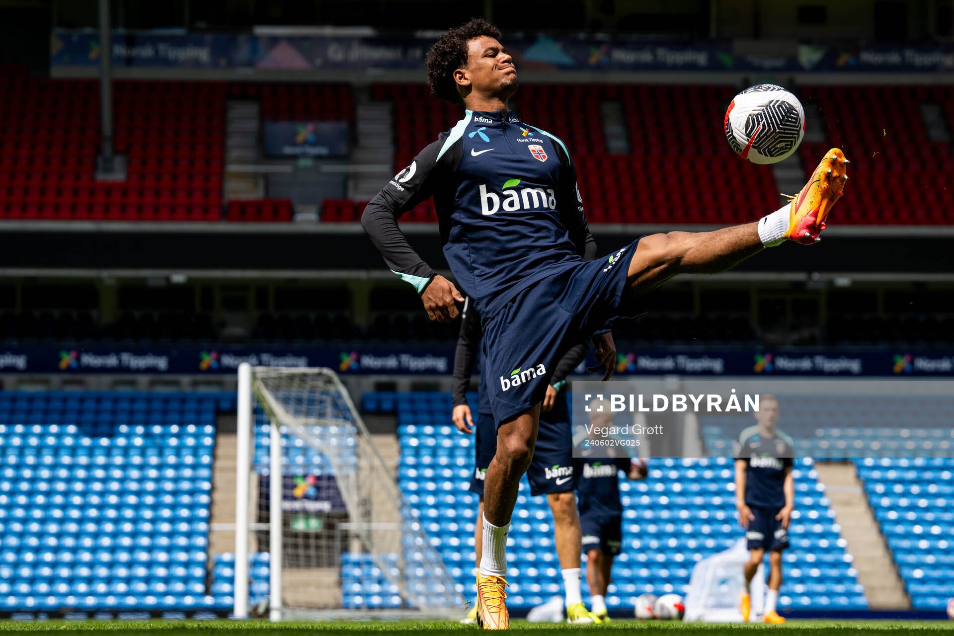 Oscar Bobb of the Norwegian national football team