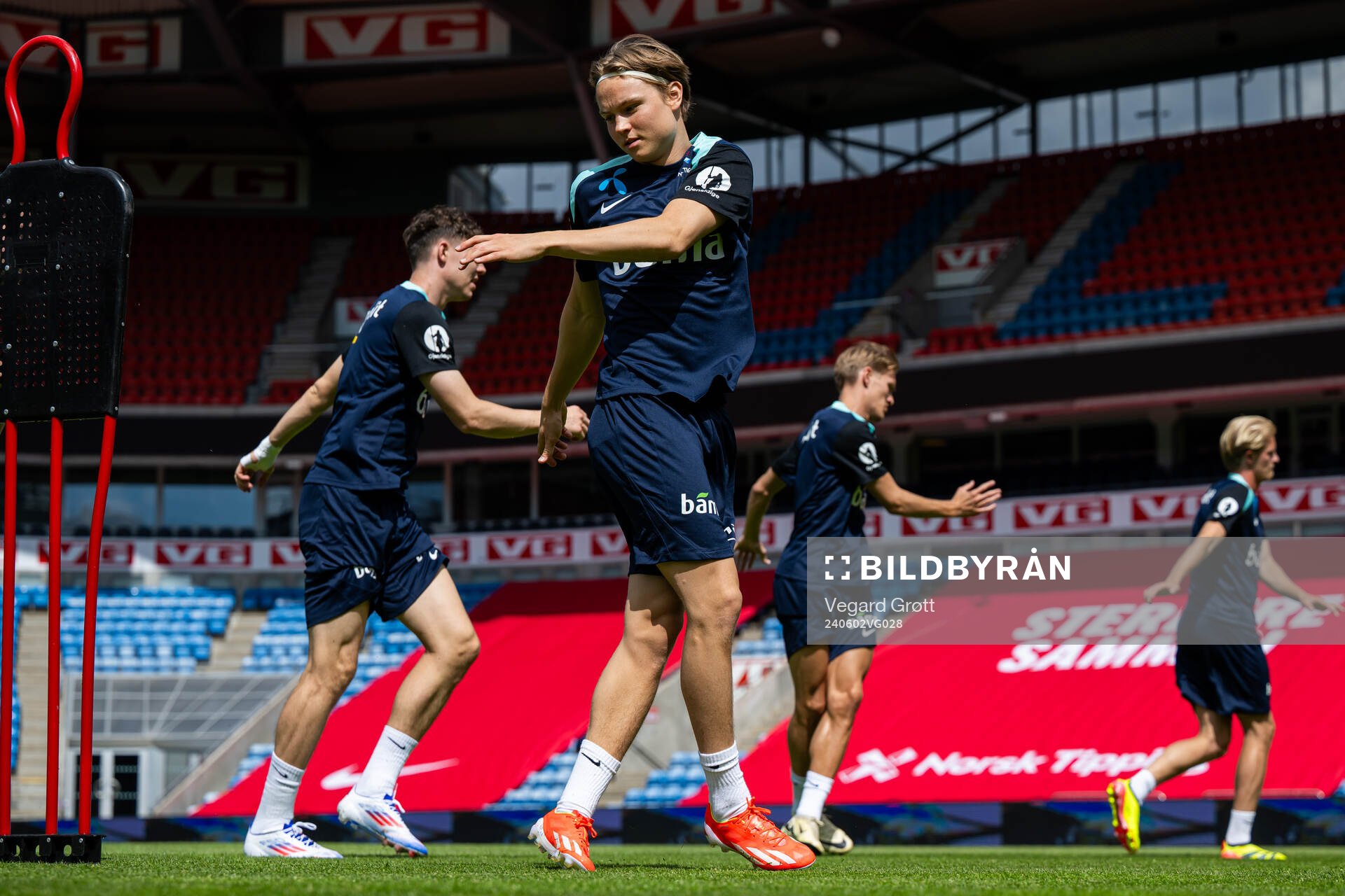 Andreas Schjelderup of the Norwegian national football team