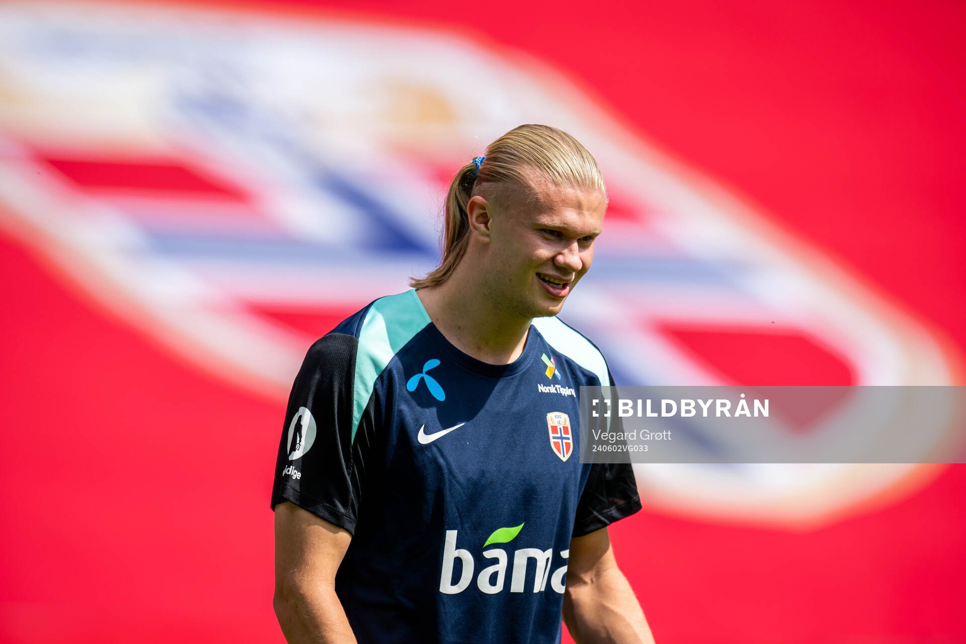 Erling Braut Haaland of the Norwegian national football team