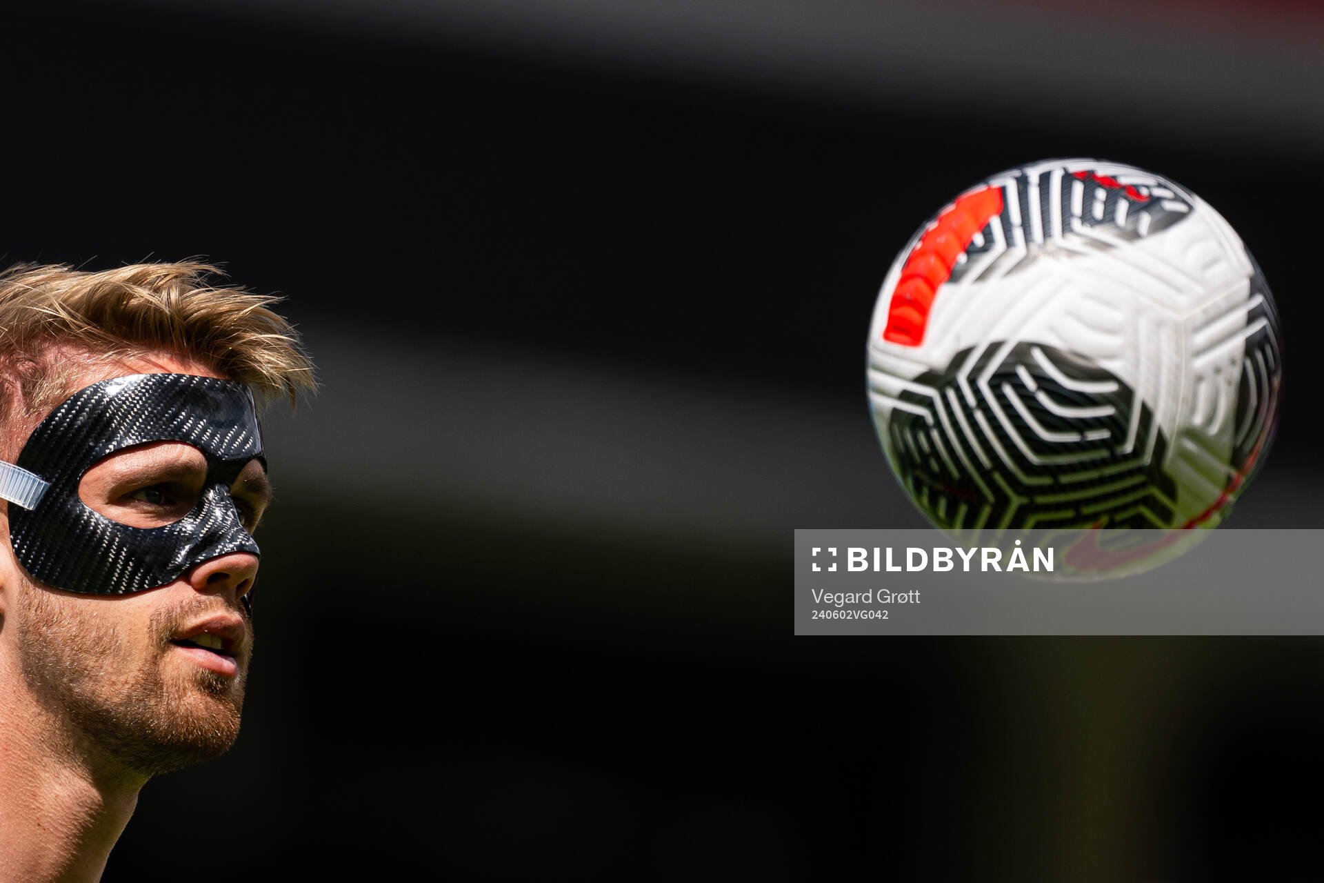 Kristoffer Ajer of the Norwegian national football team
