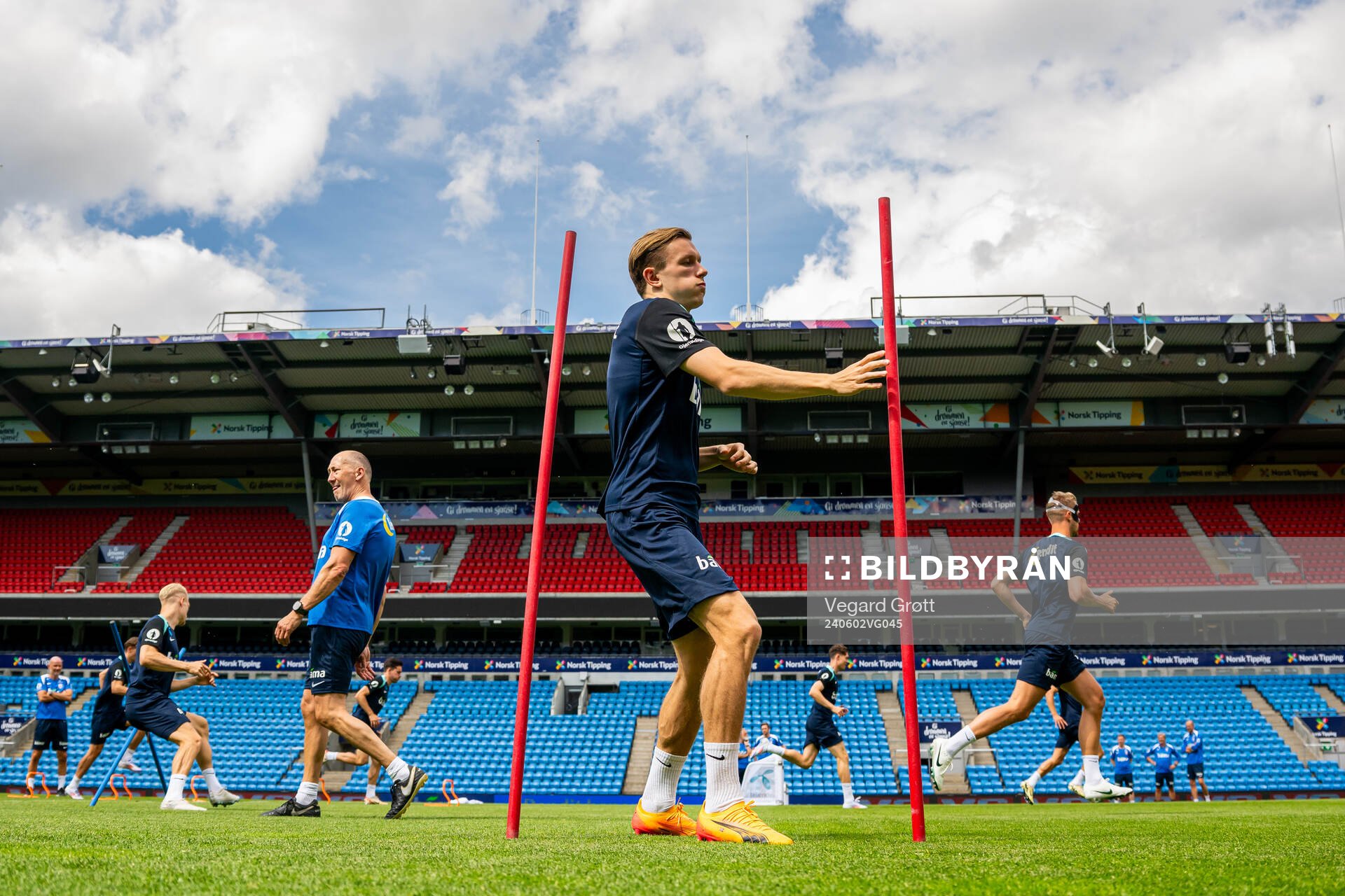 Marcus Holmgren Pedersen of the Norwegian national football