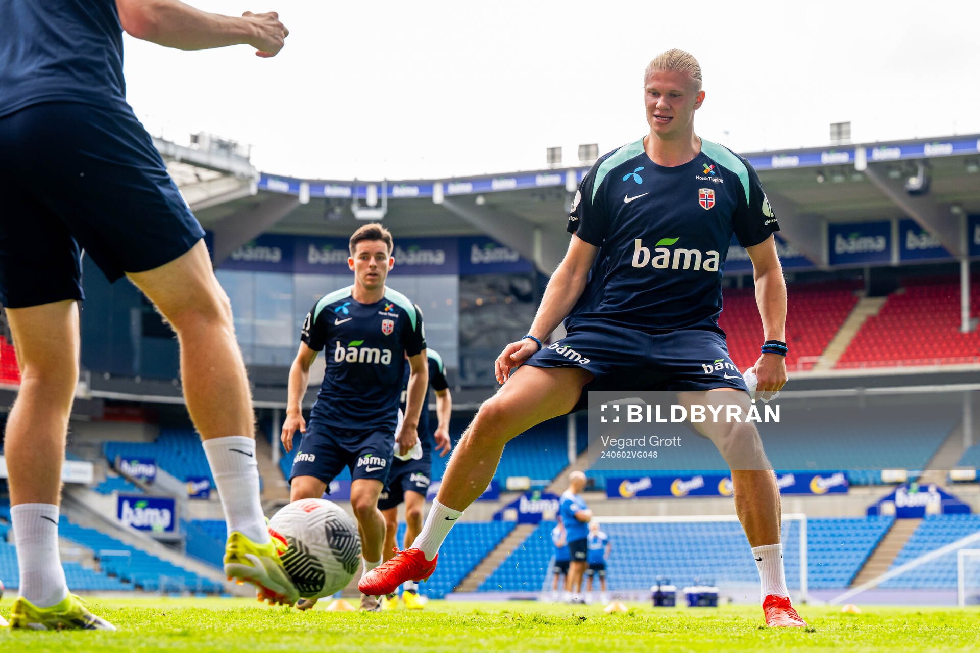 Erling Braut Haaland of the Norwegian national football team