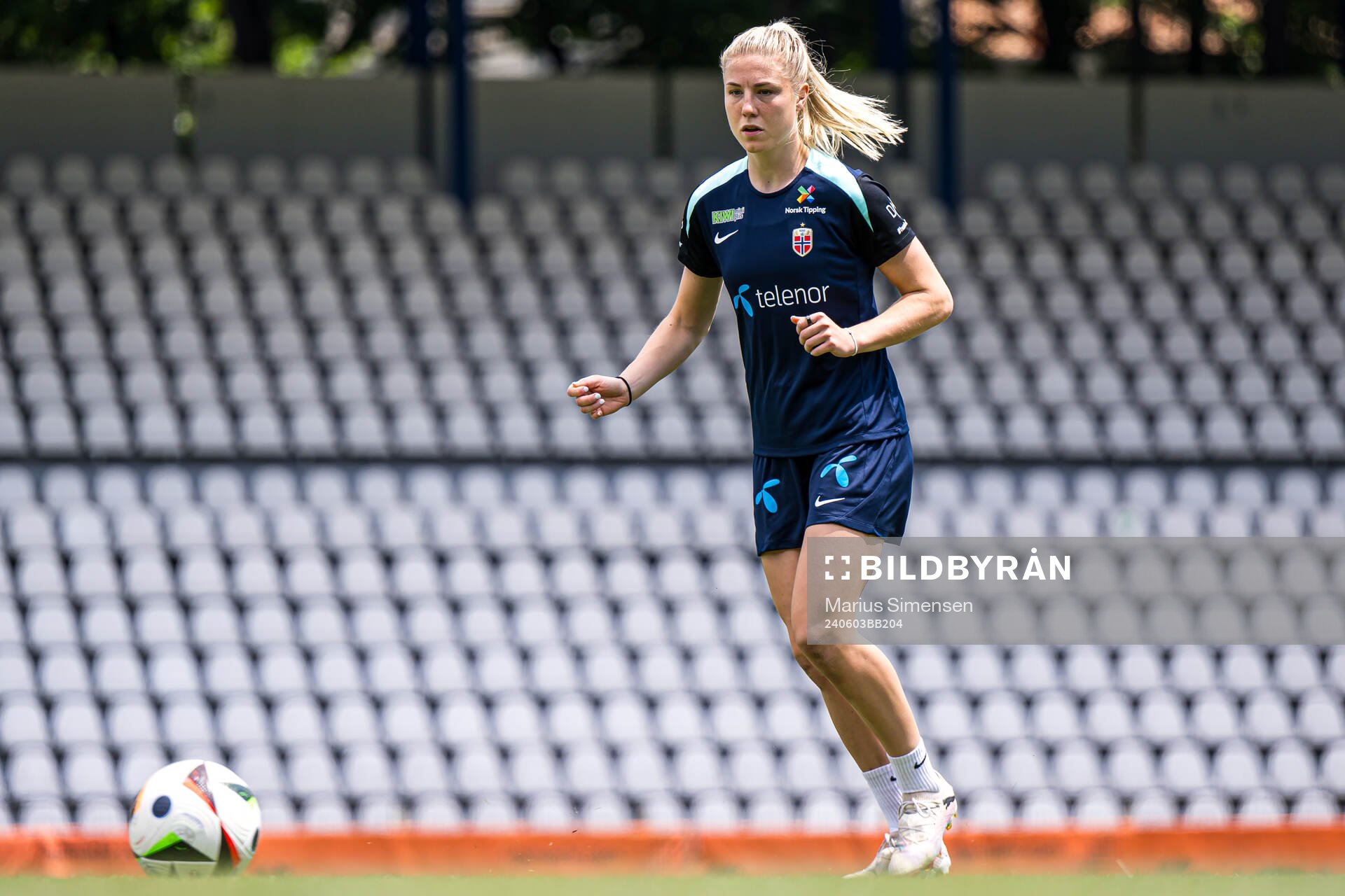 Sophie Roman Haug of the Norwegian women's national