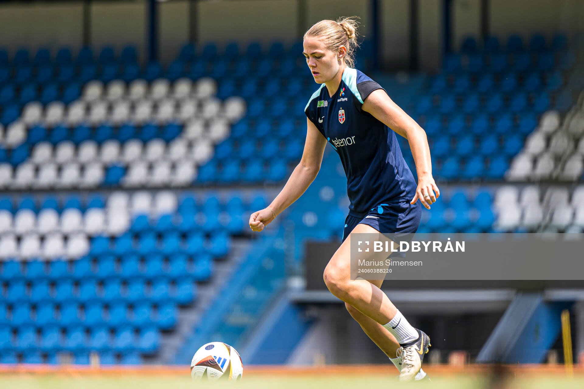 Marthine Østenstad of the Norwegian women's national