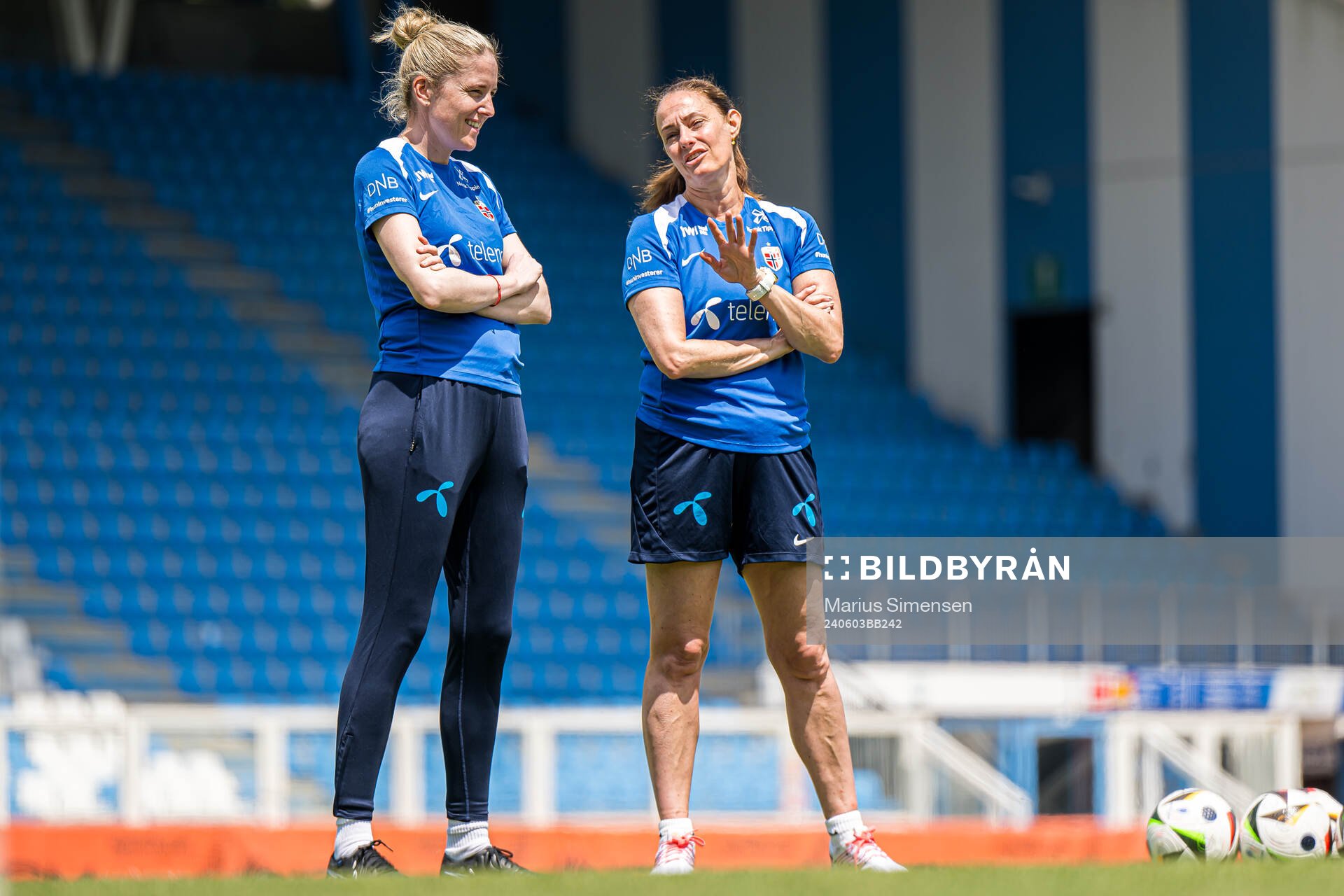 Gemma Grainger, head coach of the Norwegian women's