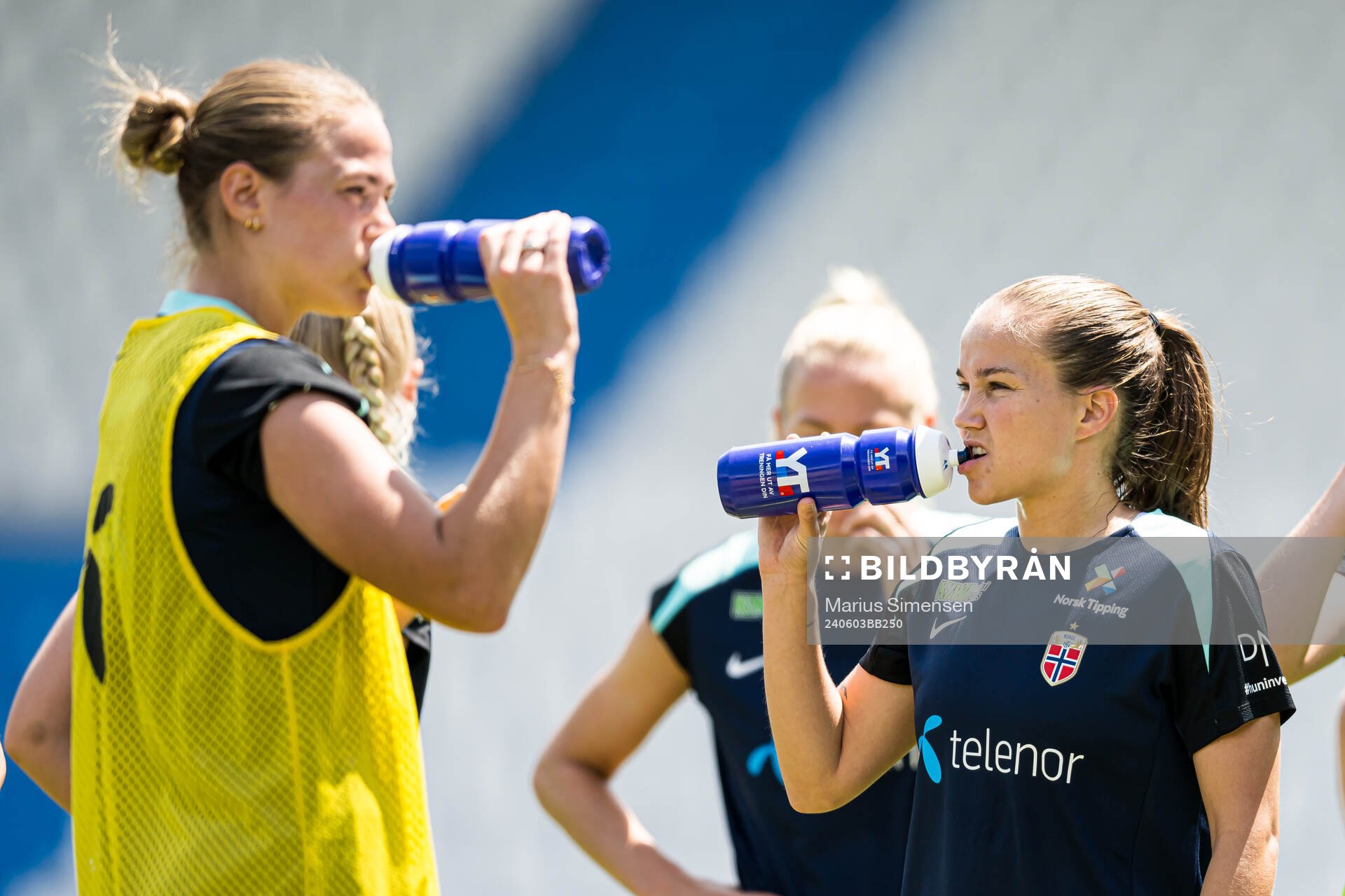 Guro Reiten of the Norwegian women's national football team