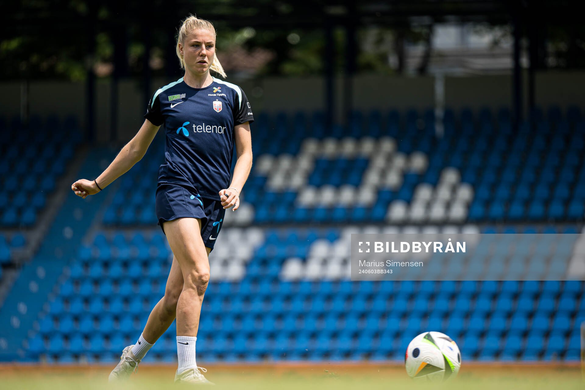 Sophie Roman Haug of the Norwegian women's national