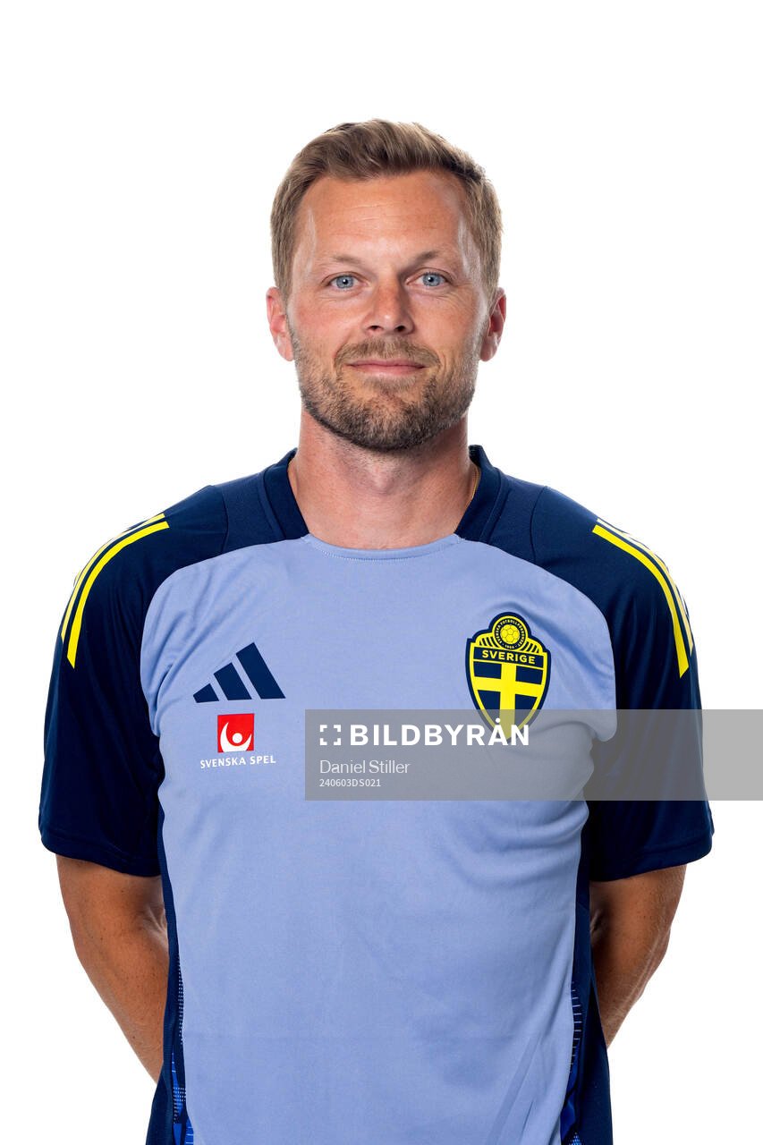 Sebastian Larsson, assistant coach of the Swedish national