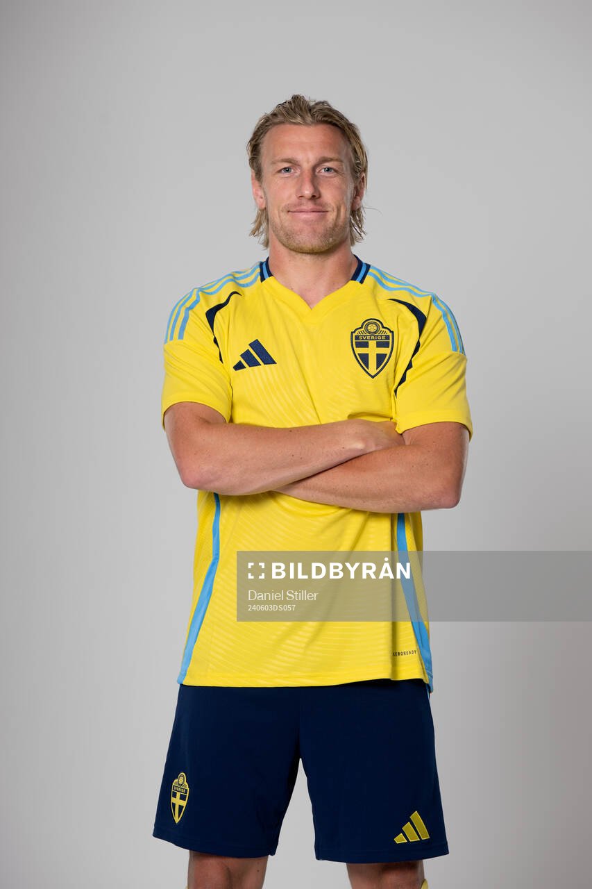 Emil Forsberg of the Swedish national football team poses