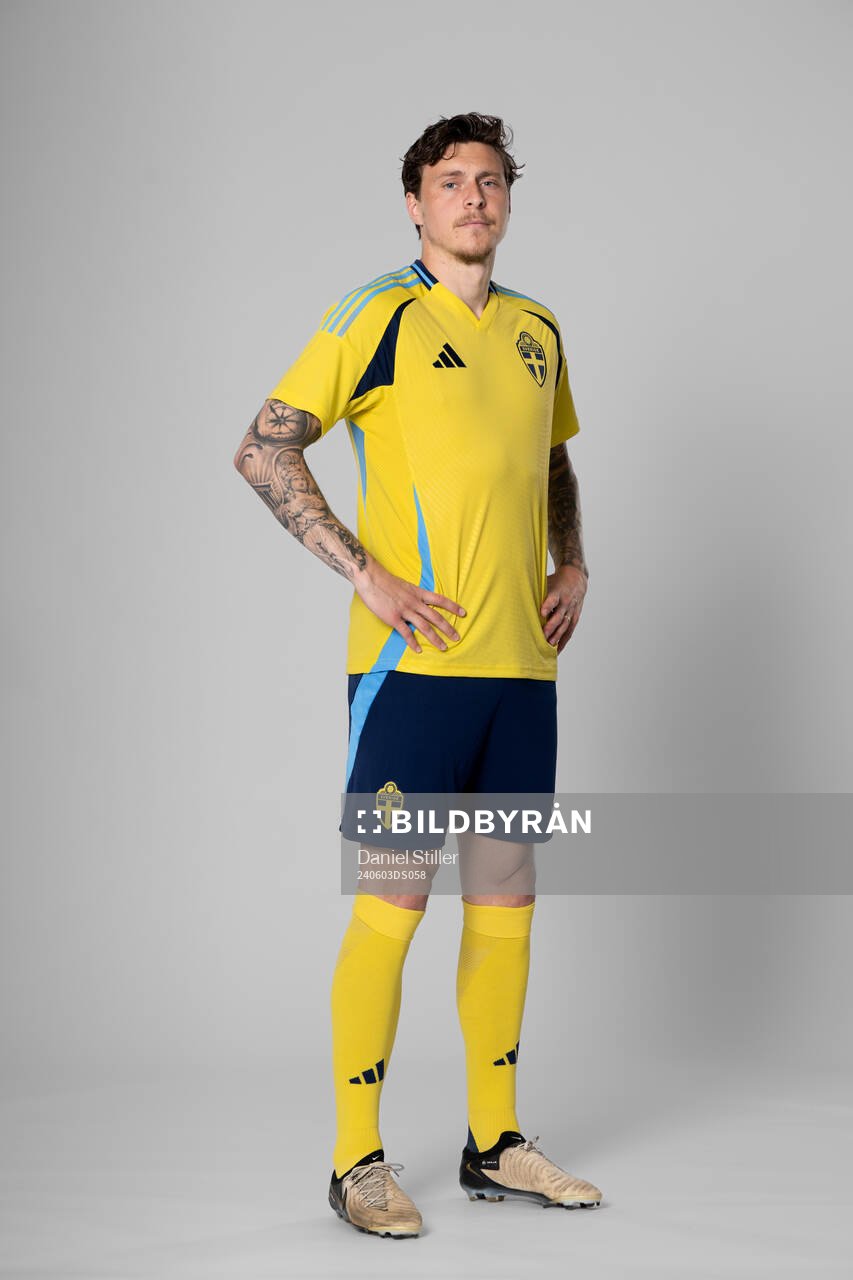 Victor Nilsson Lindelöf of the Swedish national football