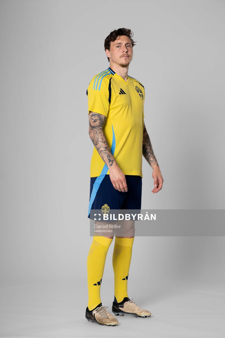 Victor Nilsson Lindelöf of the Swedish national football