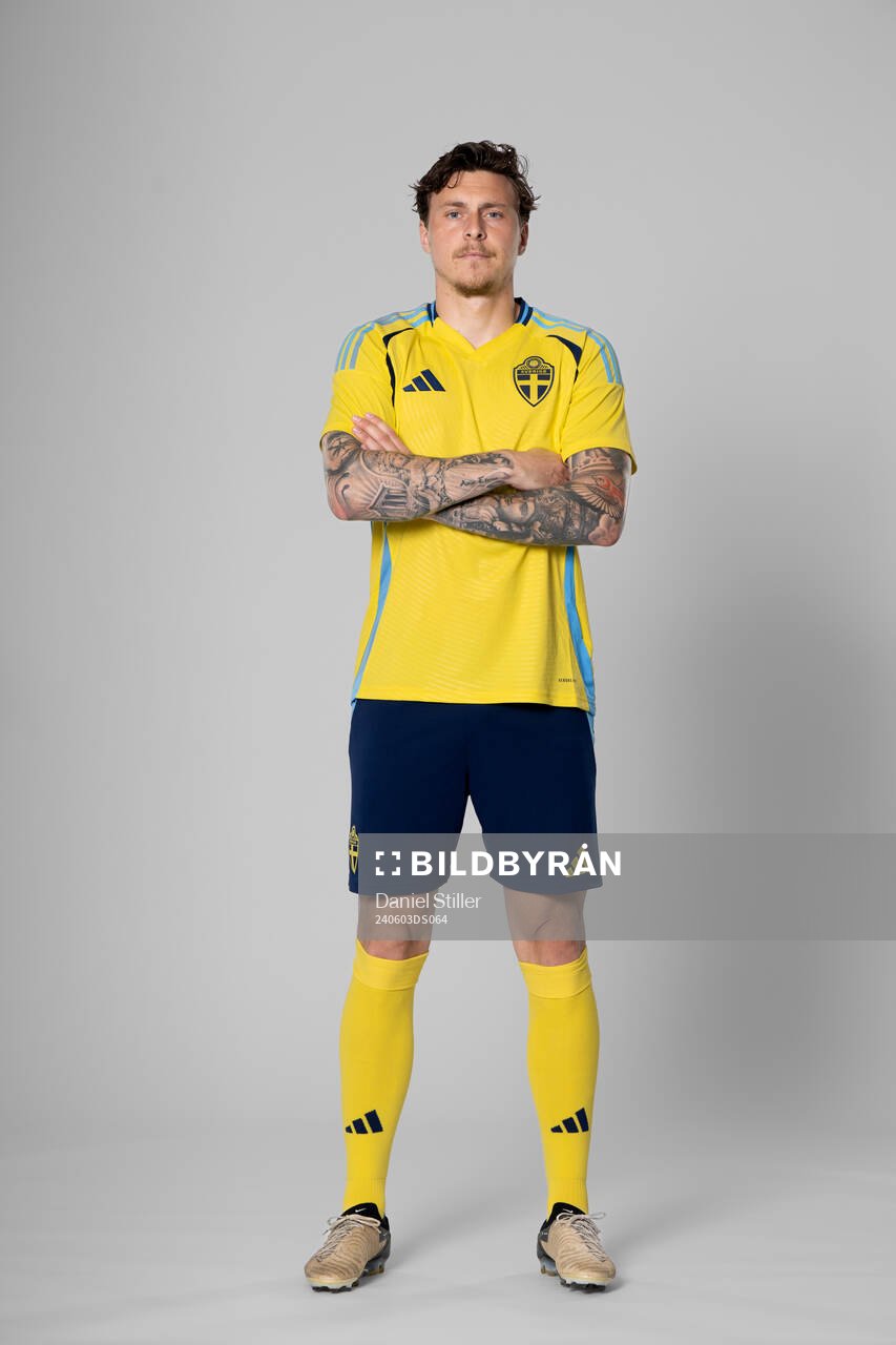 Victor Nilsson Lindelöf of the Swedish national football
