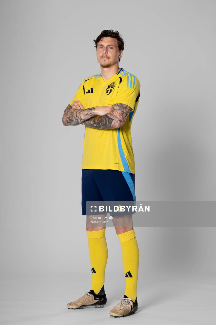 Victor Nilsson Lindelöf of the Swedish national football