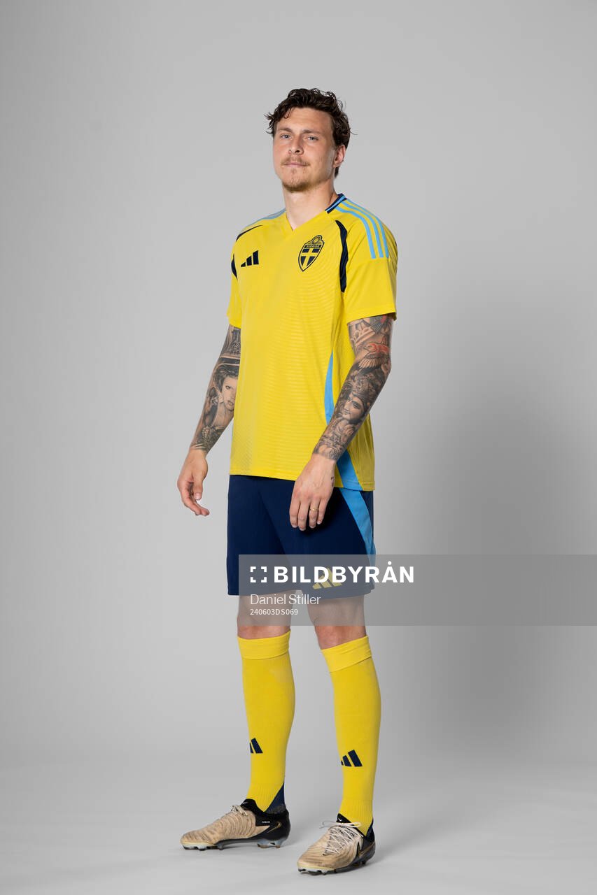 Victor Nilsson Lindelöf of the Swedish national football