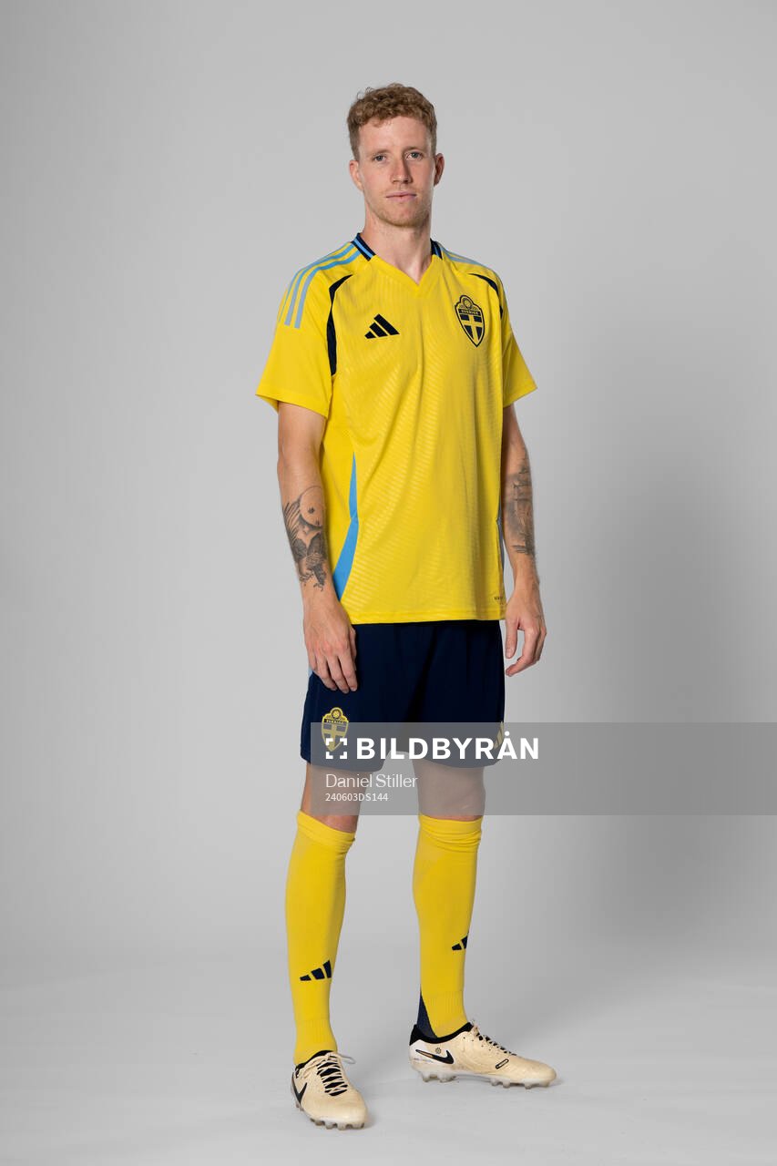 Samuel Gustafson of the Swedish national football team