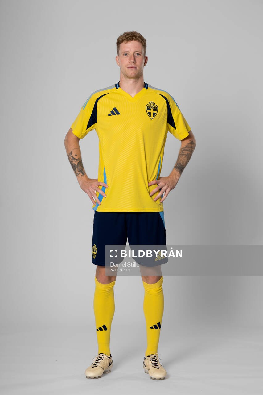 Samuel Gustafson of the Swedish national football team