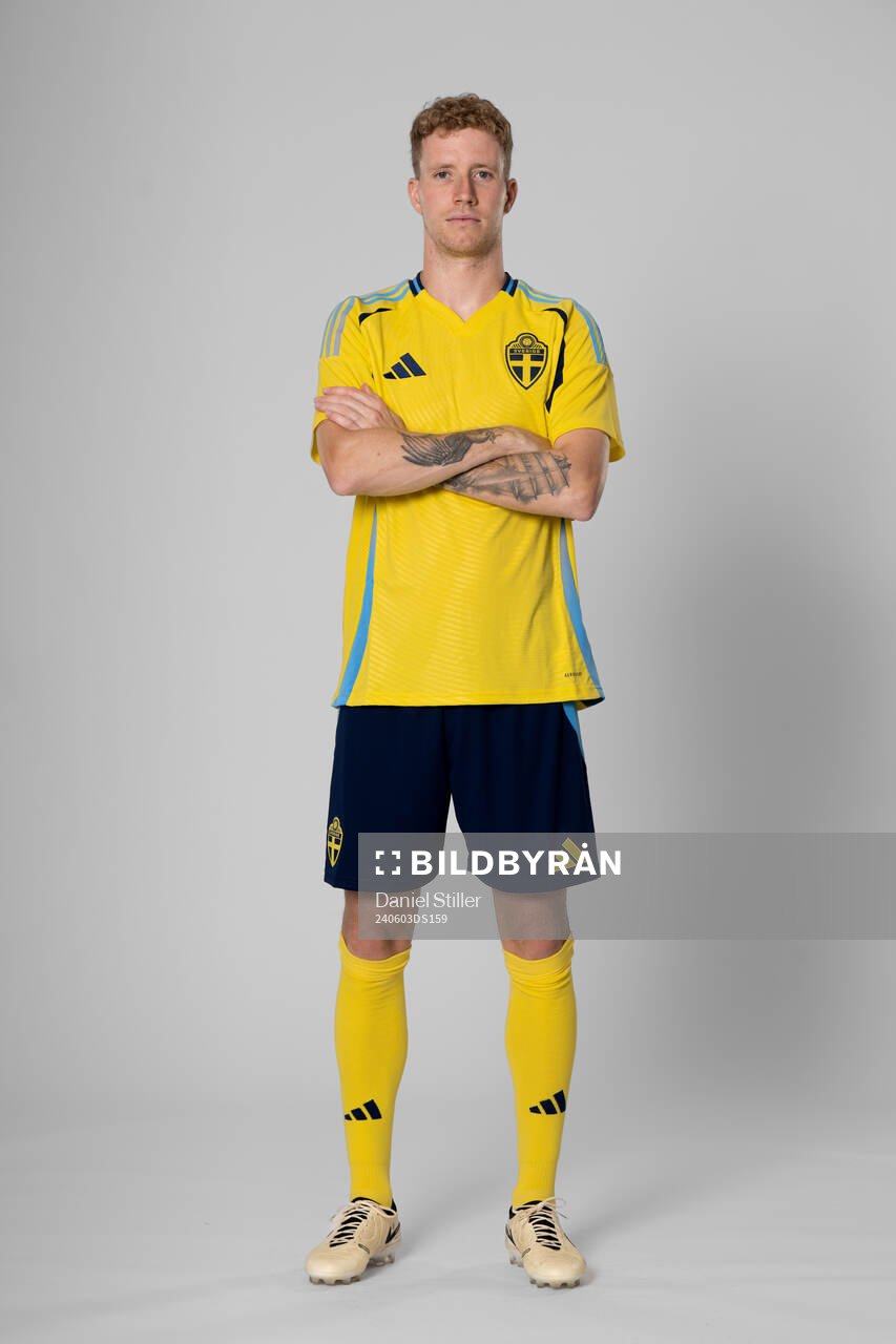 Samuel Gustafson of the Swedish national football team