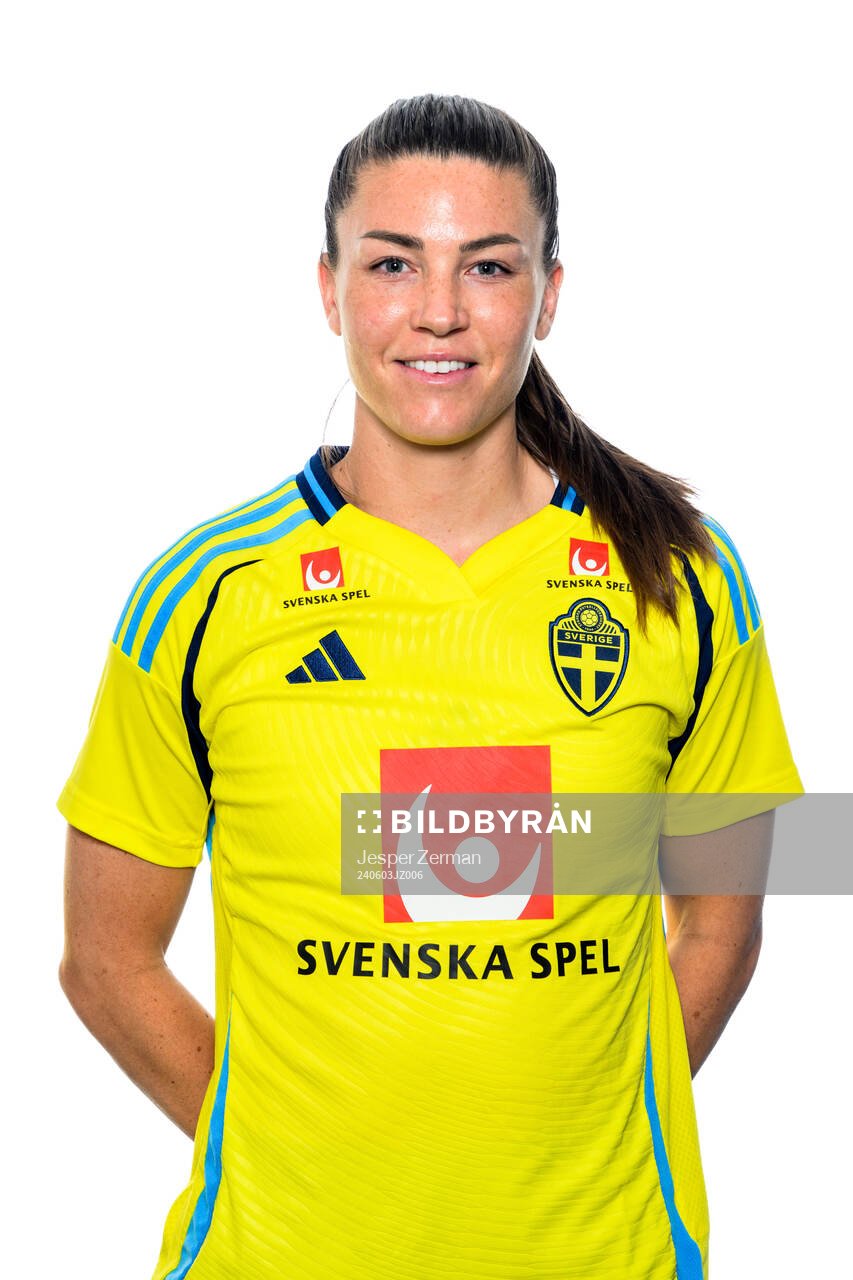 Pauline Hammarlund of the Swedish women's national football