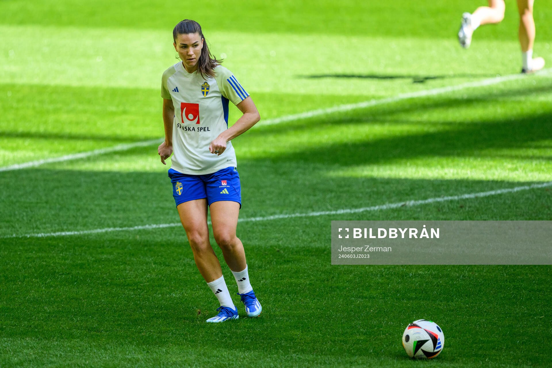 Pauline Hammarlund of the Swedish women's national football
