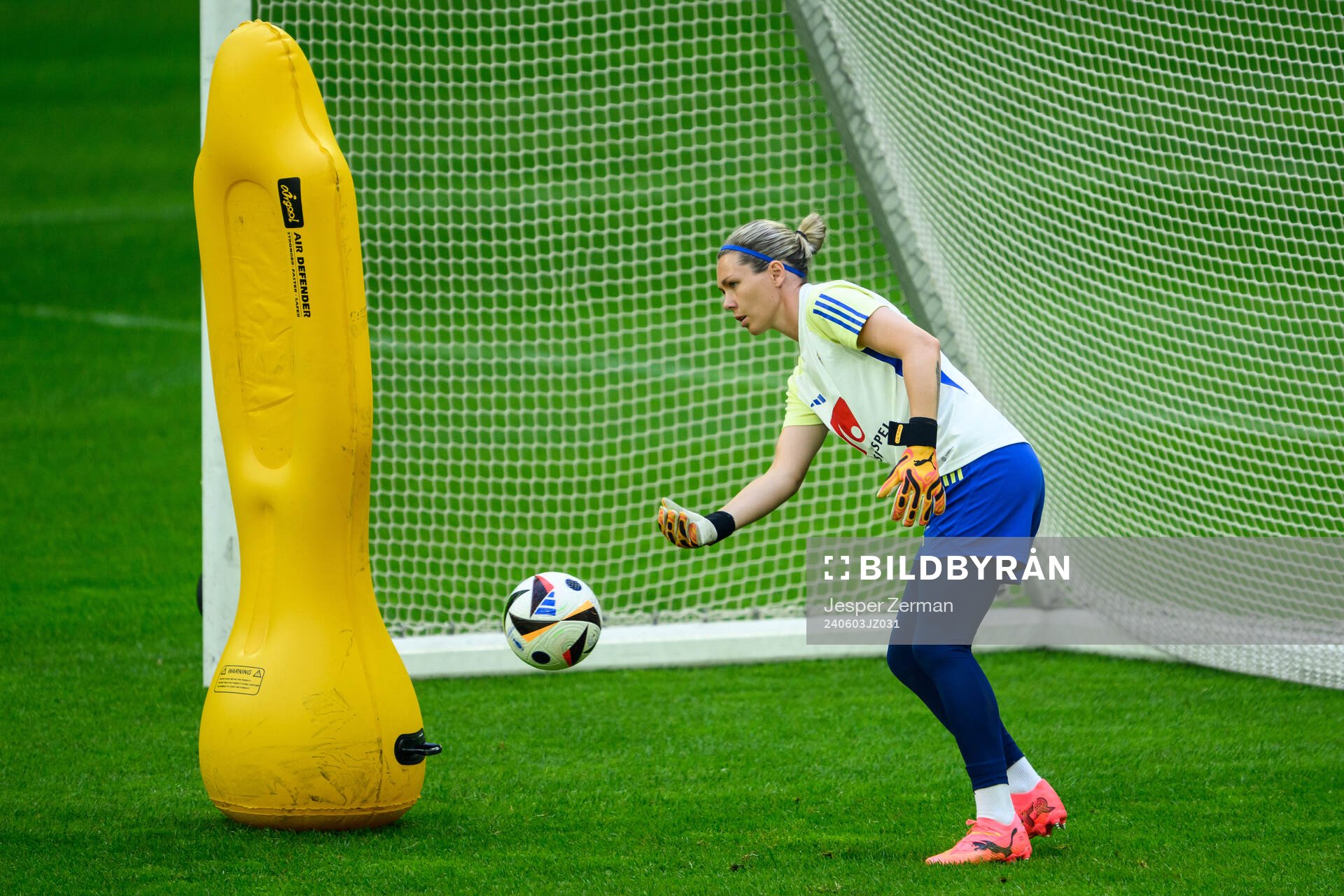 ofgoalkeeper Jennifer Falk  the Swedish women's national