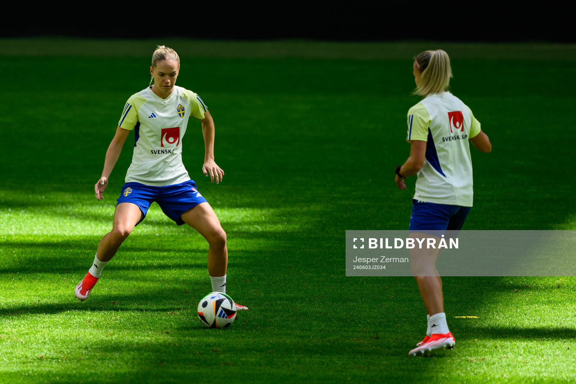 Hanna Lundkvist of the Swedish women's national football